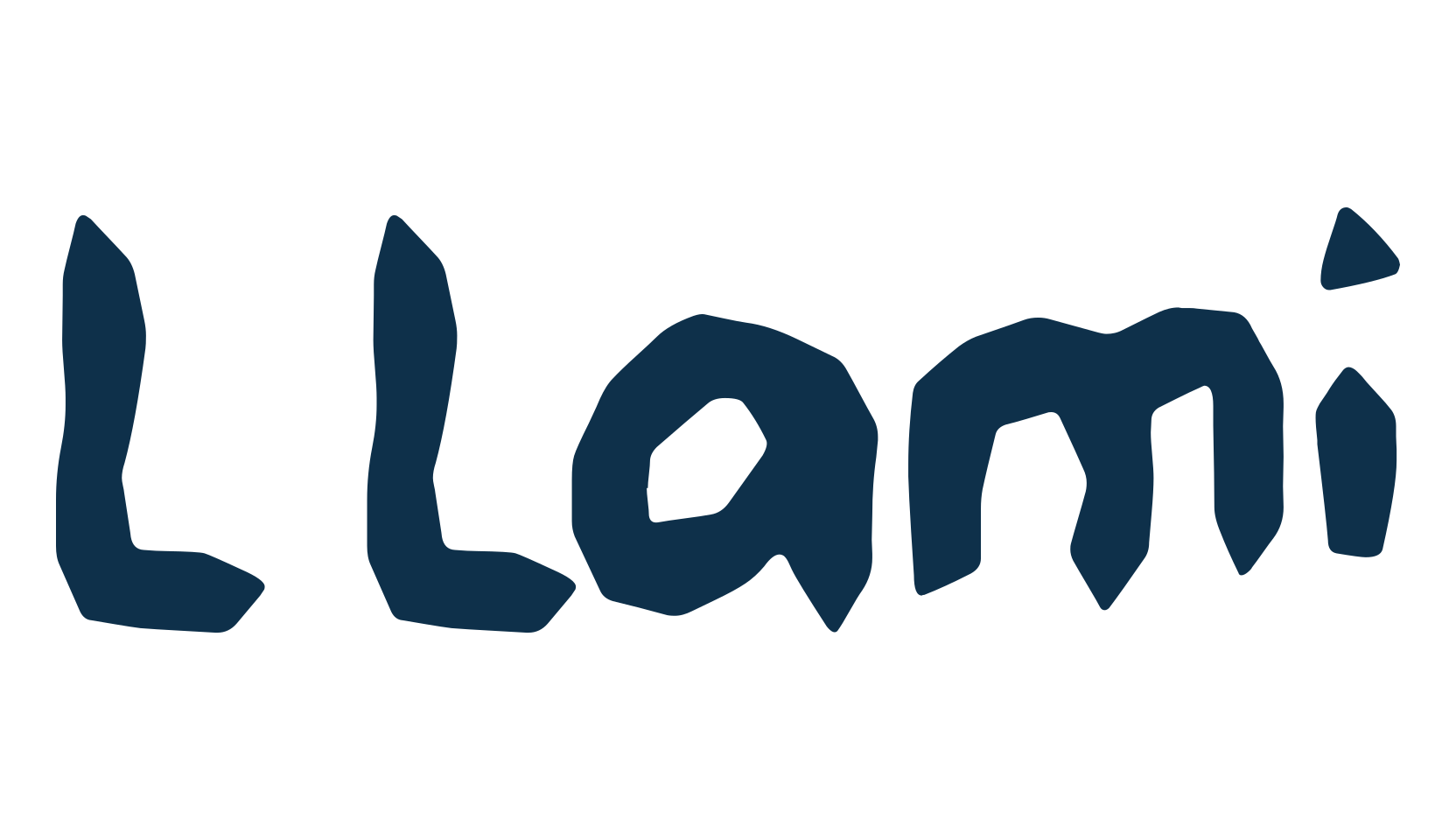 L Lami, fancy various decorative font preview