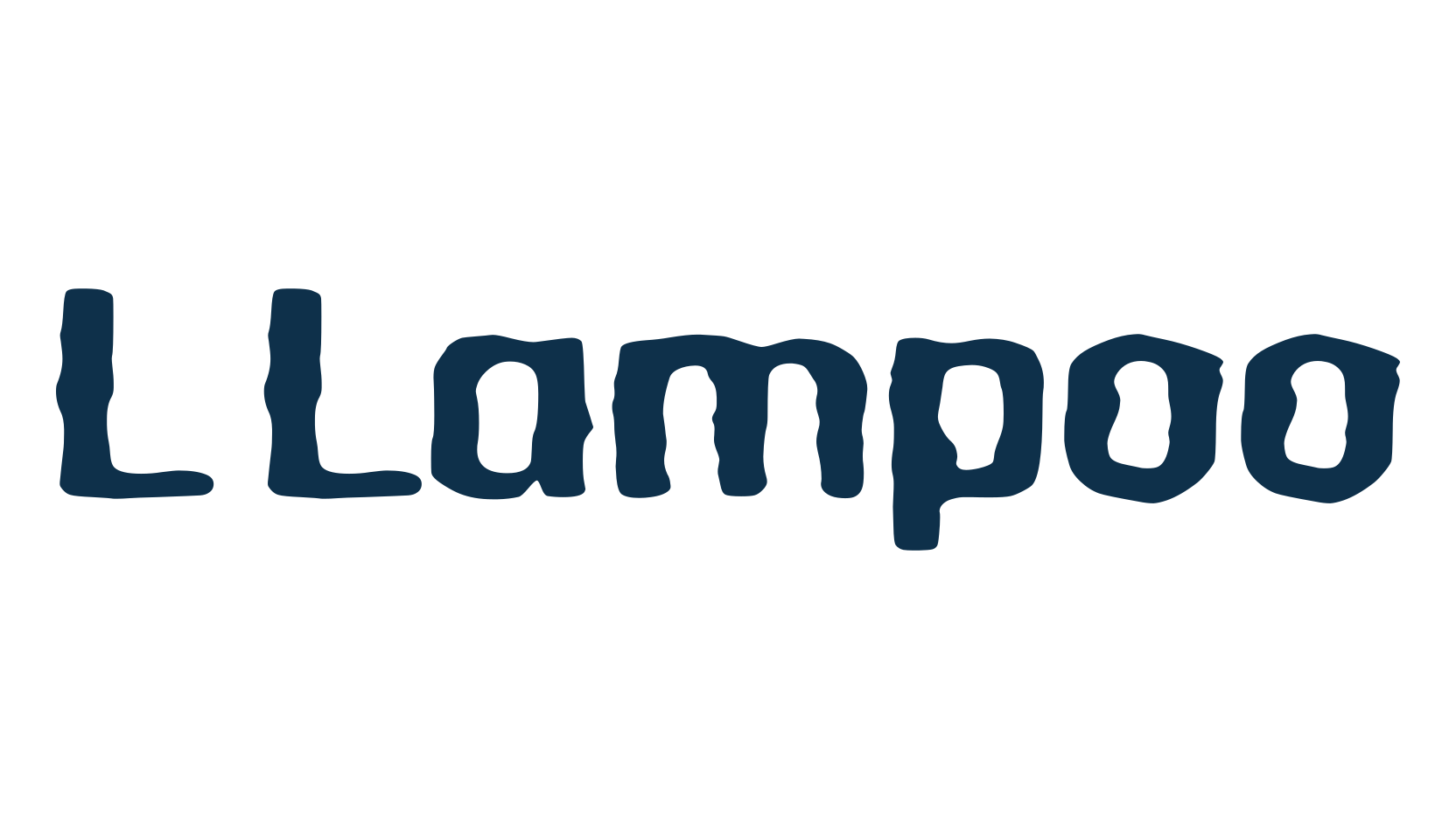 L Lampoo, various font preview