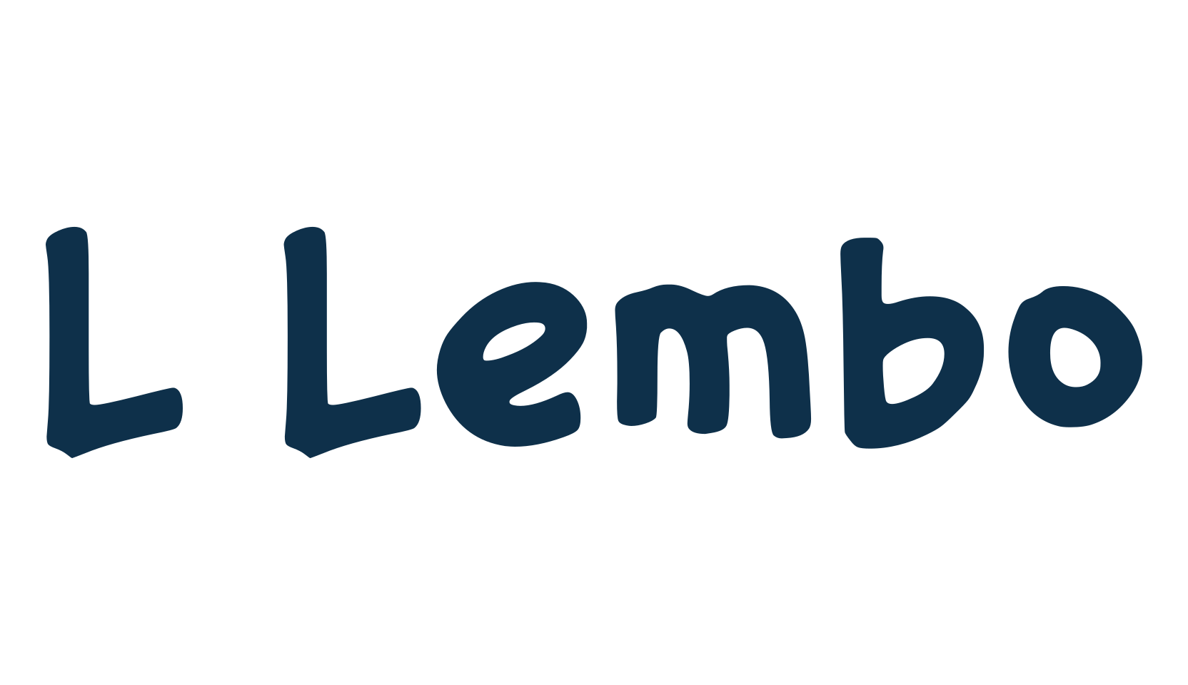 L Lembo, fancy cartoon decorative font preview