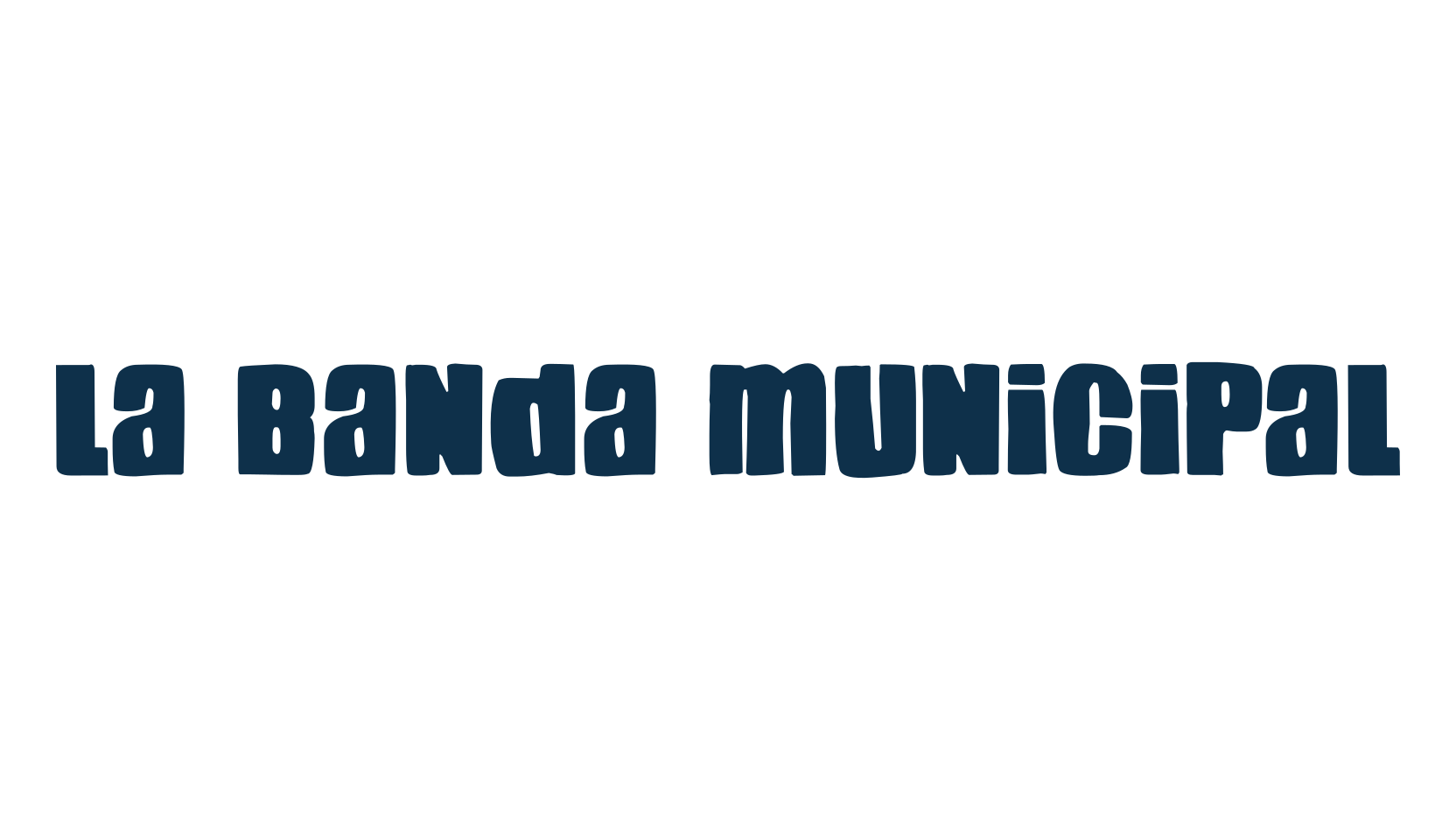 La Banda Municipal, fancy cartoon decorative font preview