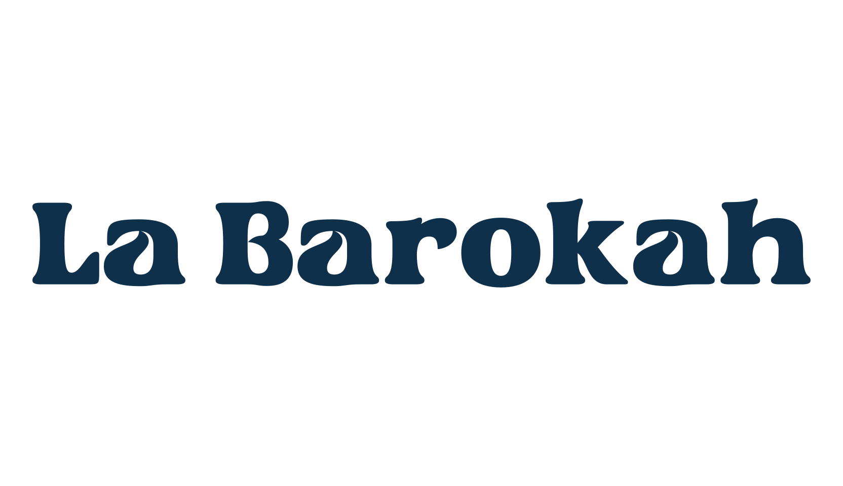 La Barokah, retro font preview