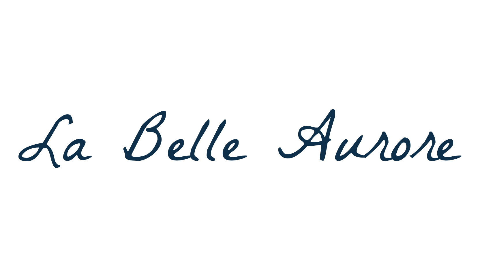 La Belle Aurore, script handwritten fancy decorative calligraphy font preview