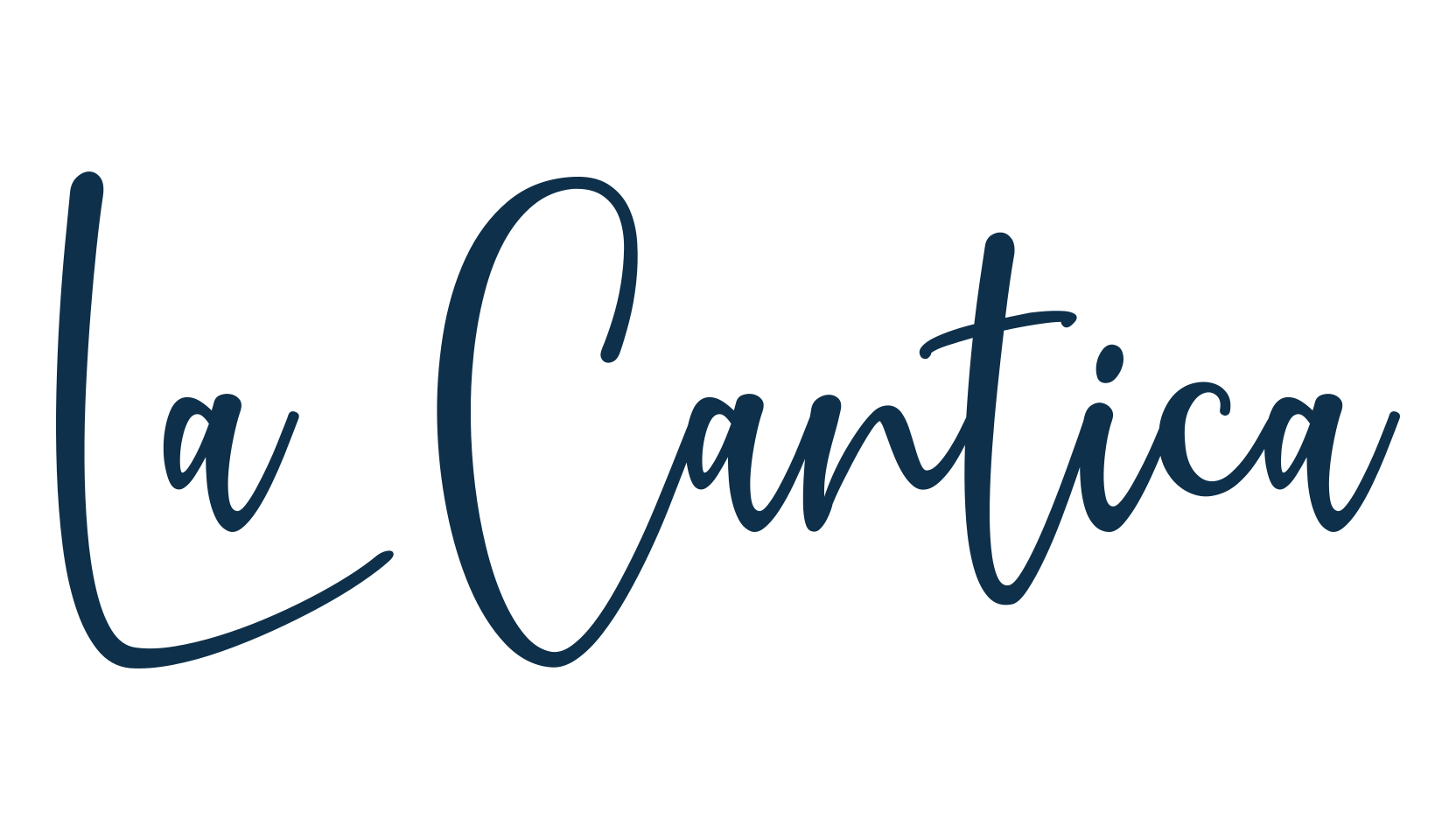 La Cantica, various font preview