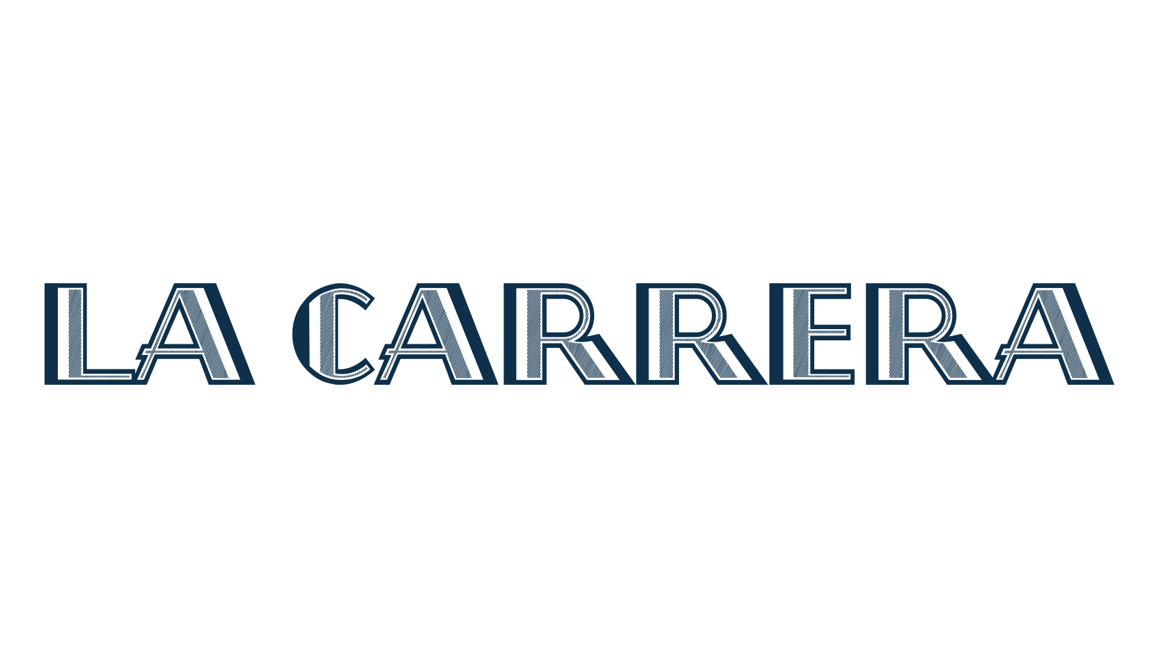 La Carrera, fancy retro decorative font preview