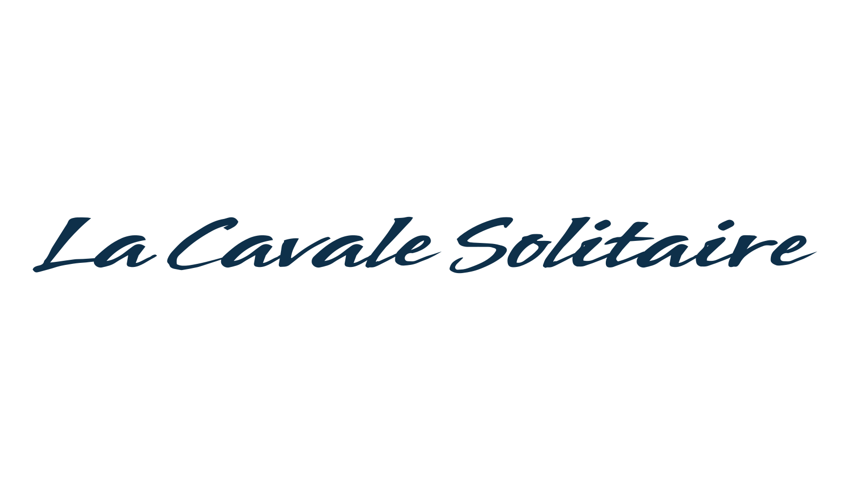 La Cavale Solitaire, script brush fancy decorative calligraphy font preview