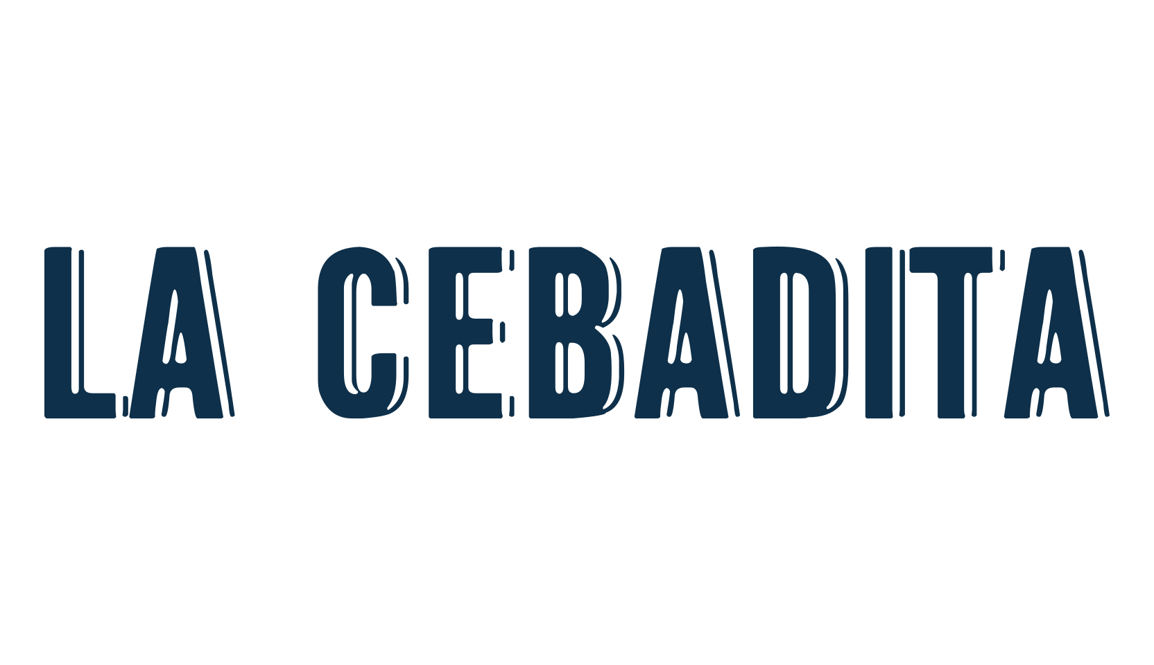 La Cebadita, fancy various decorative font preview