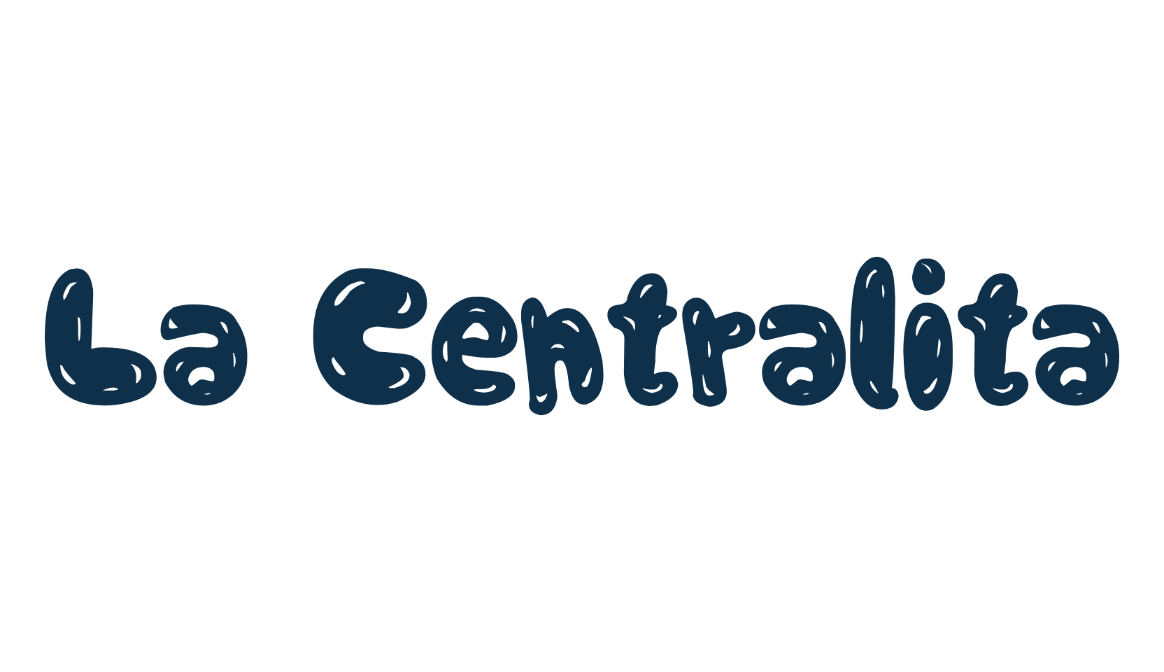 La Centralita, fancy groovy decorative font preview