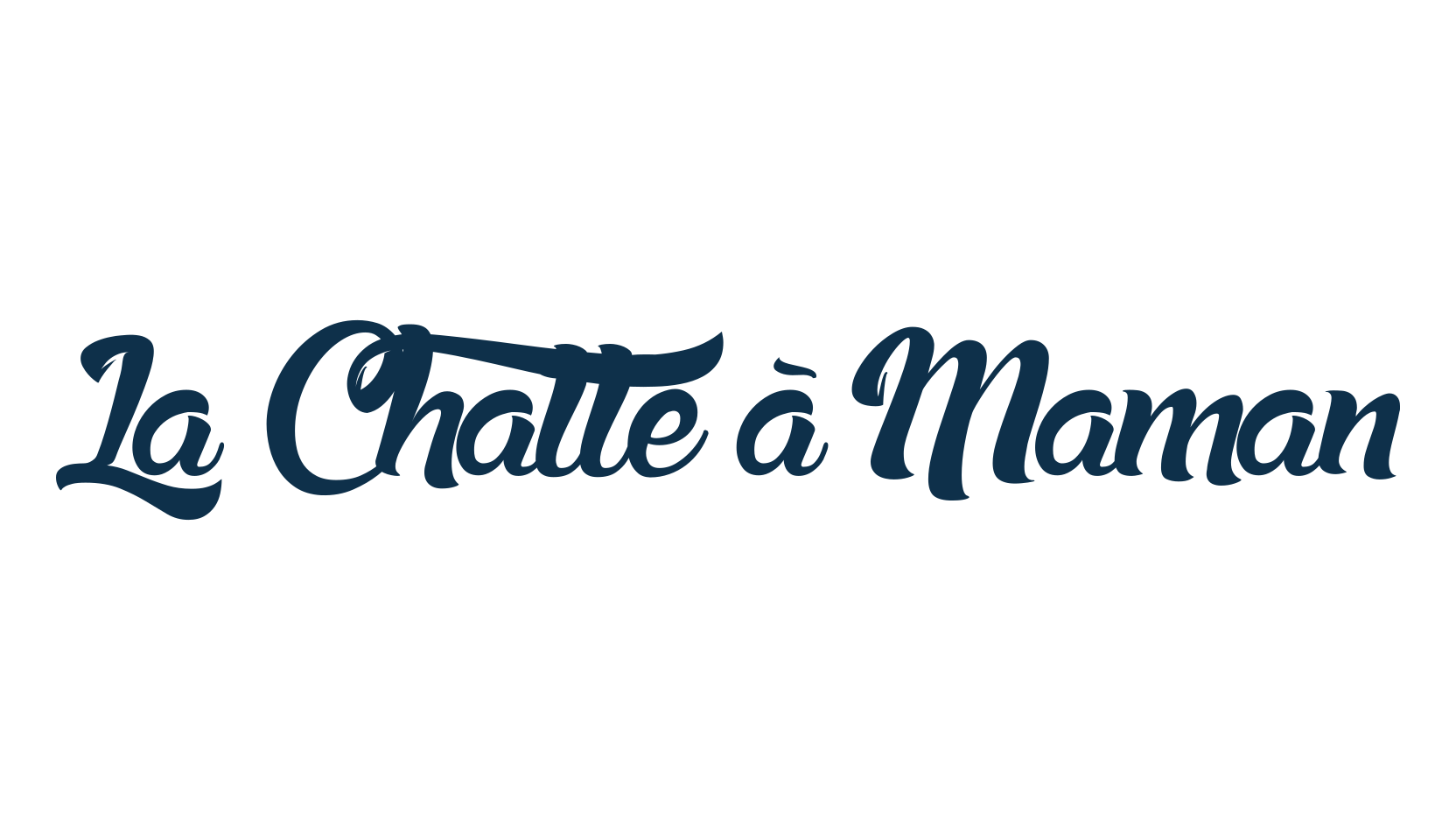 La Chatte à Maman, fancy various decorative script calligraphy font preview