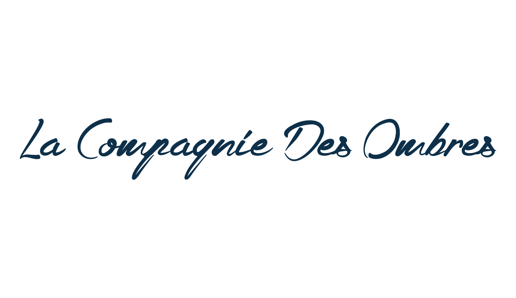 La Compagnie Des Ombres, script brush fancy decorative calligraphy font preview