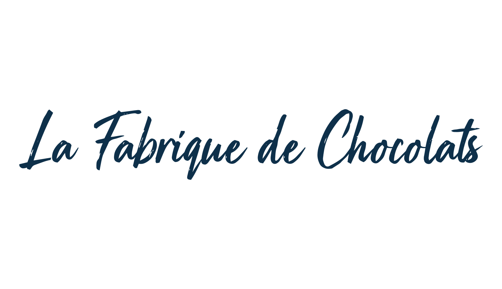 La Fabrique de Chocolats, brush font preview