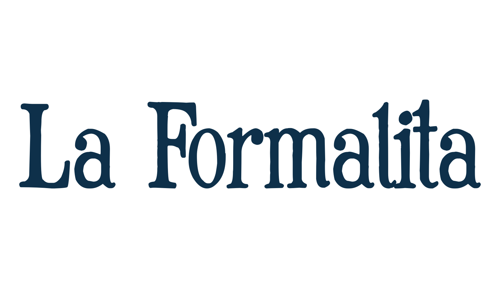 La Formalita, retro font preview
