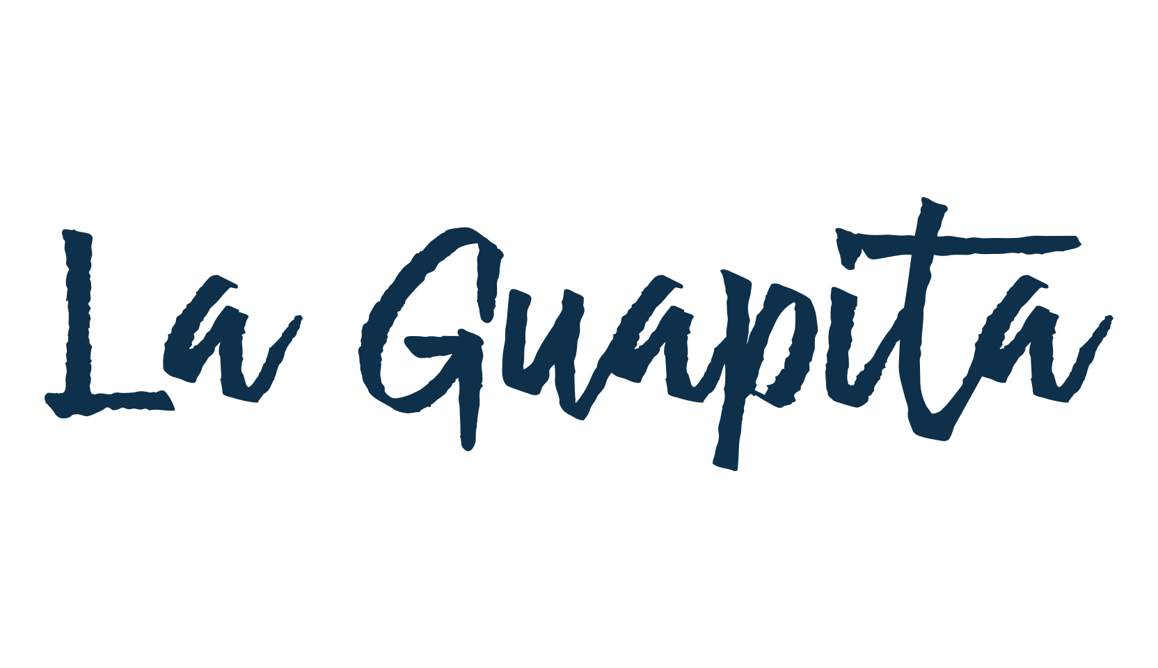 La Guapita, brush font preview