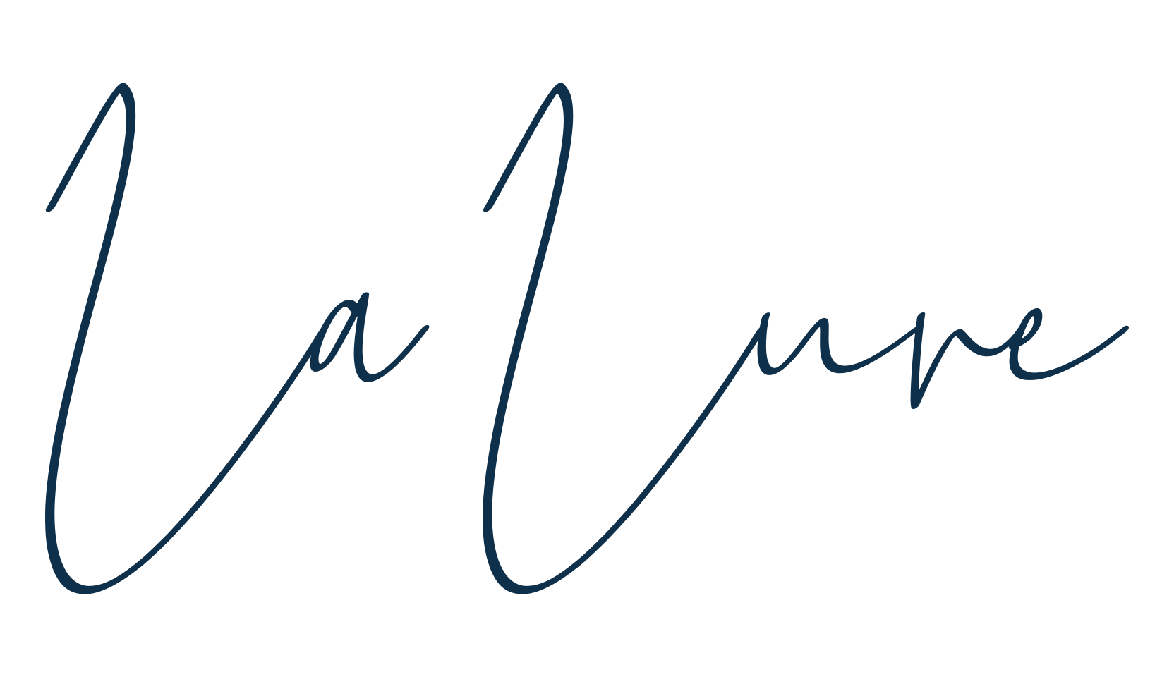 La Lune, script handwritten fancy decorative calligraphy font preview