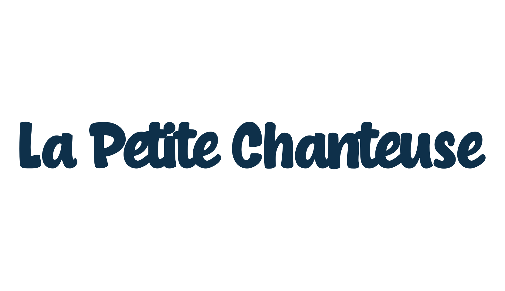 La Petite Chanteuse, various font preview