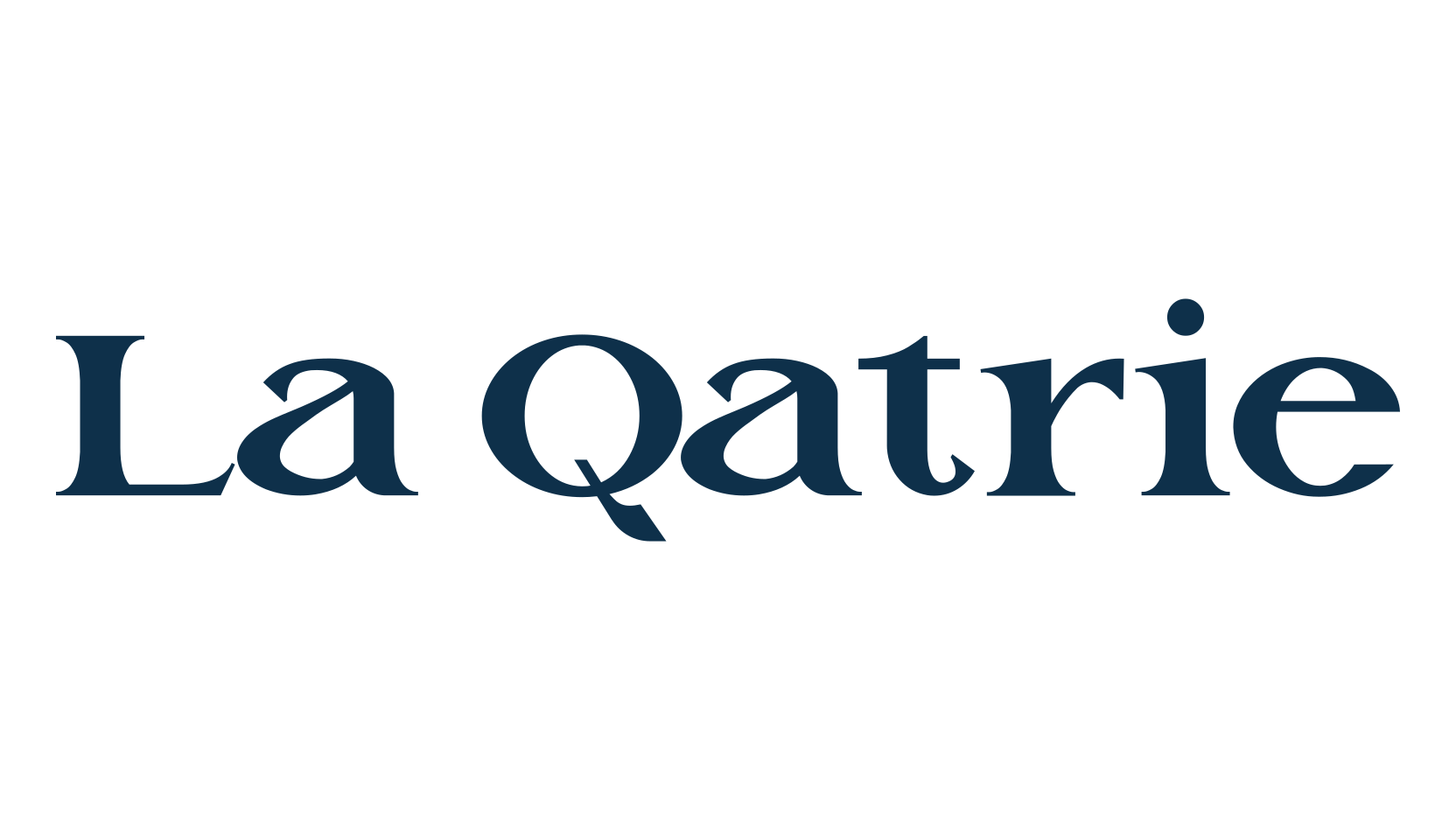 La Qatrie, basic serif font preview