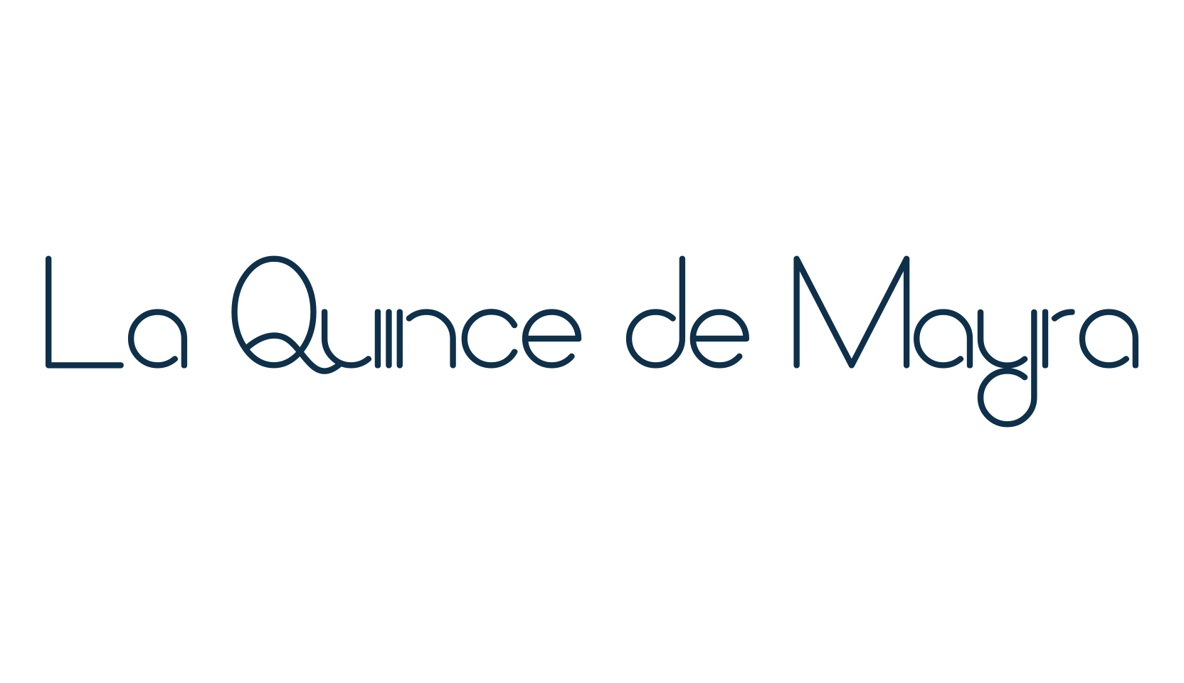 La Quince de Mayra, sans serif font preview