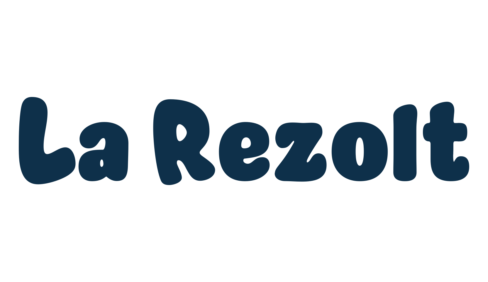 La Rezolt, fancy cartoon decorative font preview