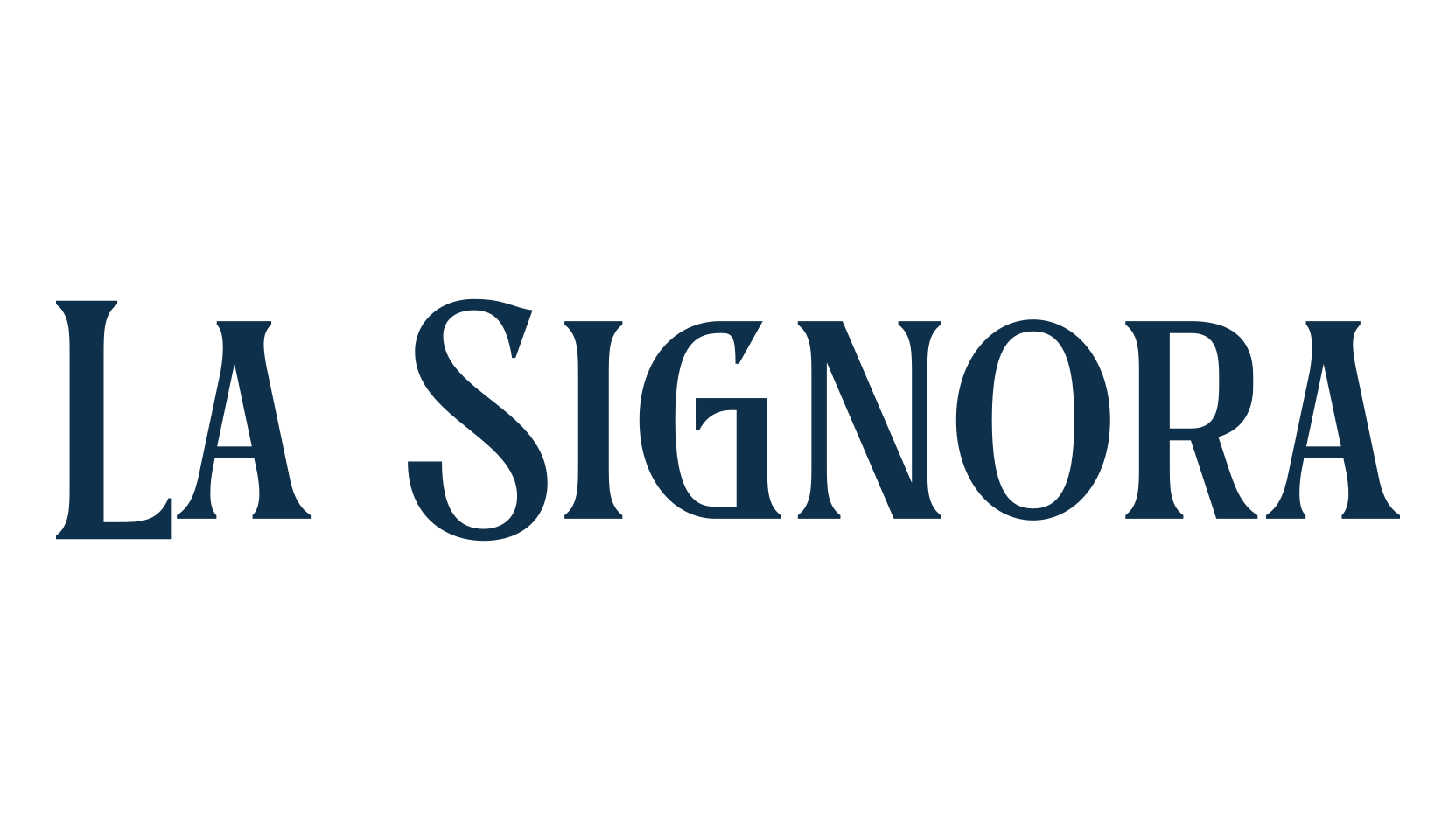 La Signora, fancy retro decorative font preview