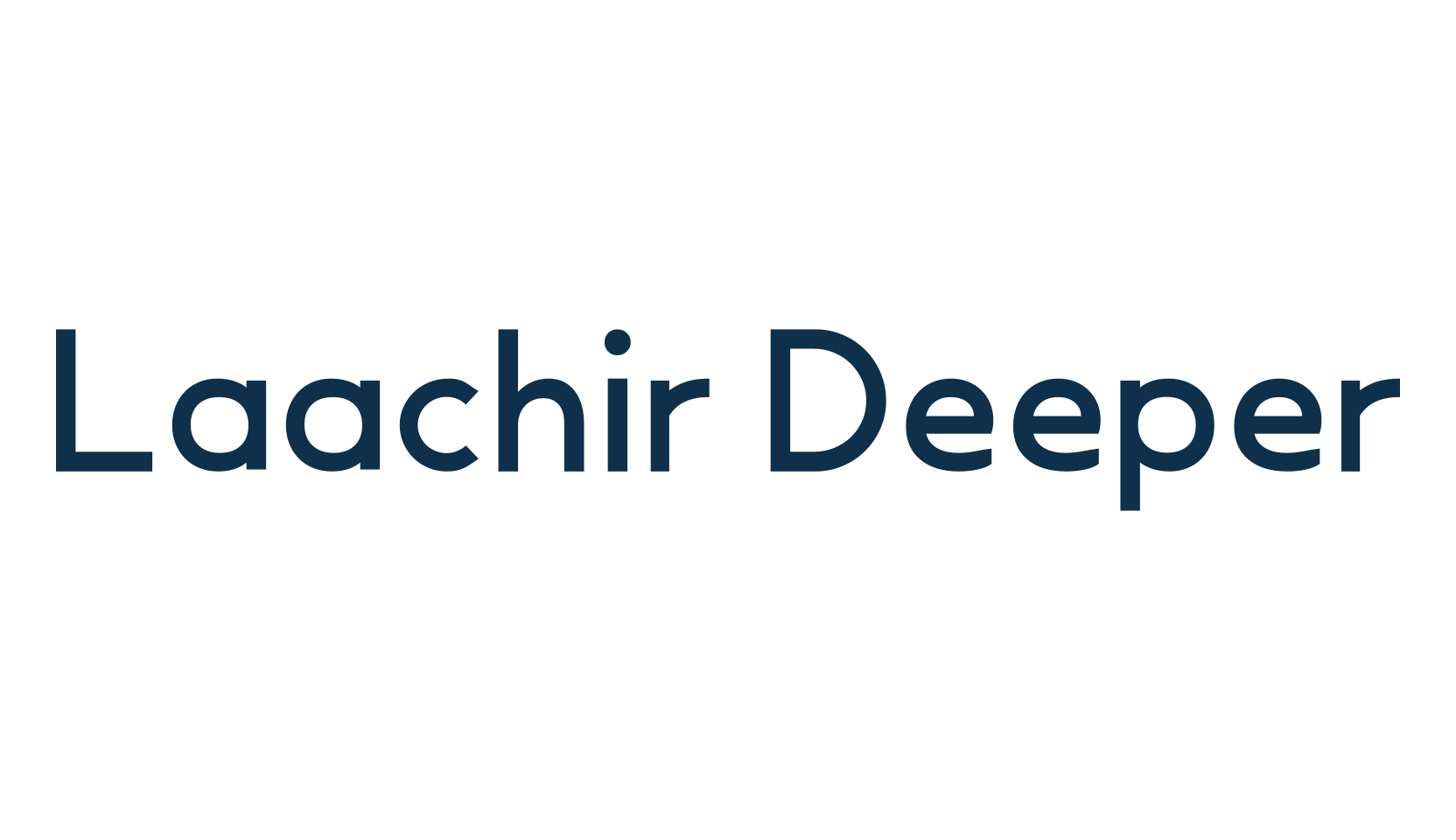 Laachir Deeper, sans serif font preview
