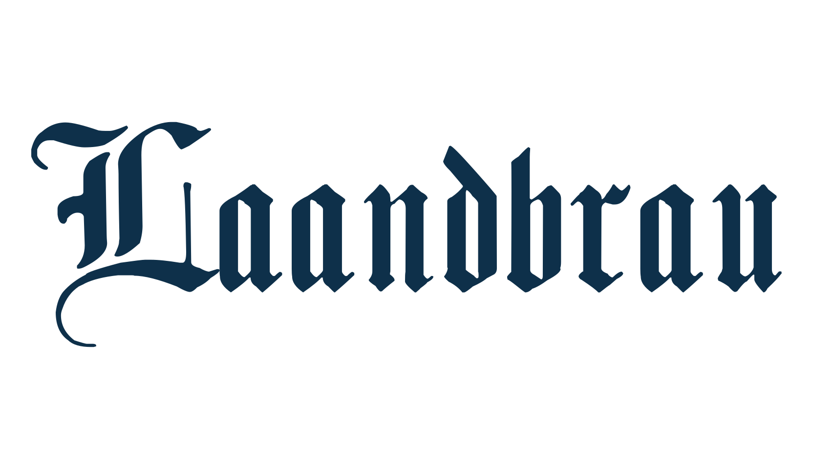 Laandbrau, gothic medieval font preview