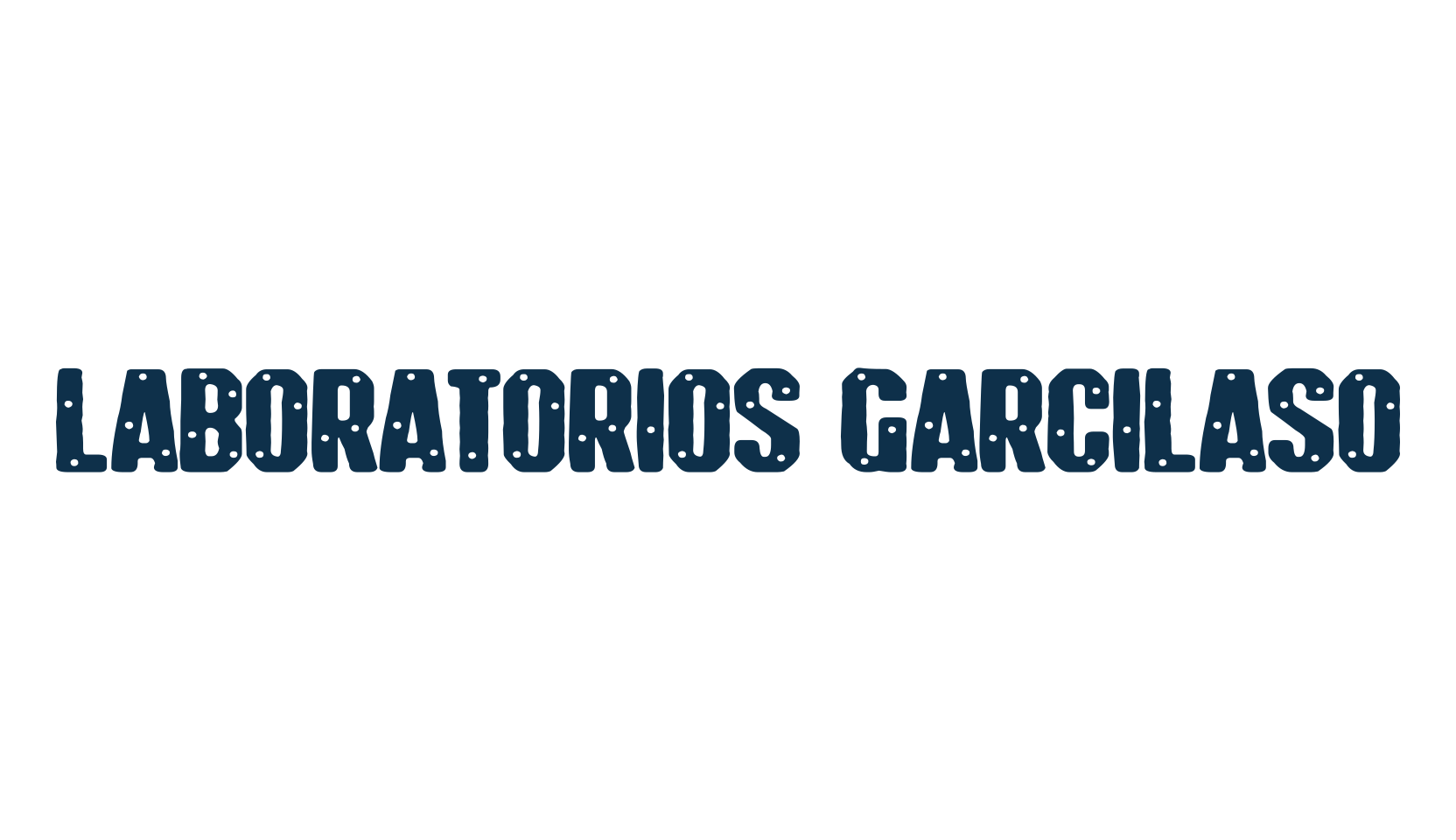 Laboratorios Garcilaso, fancy decorative font preview