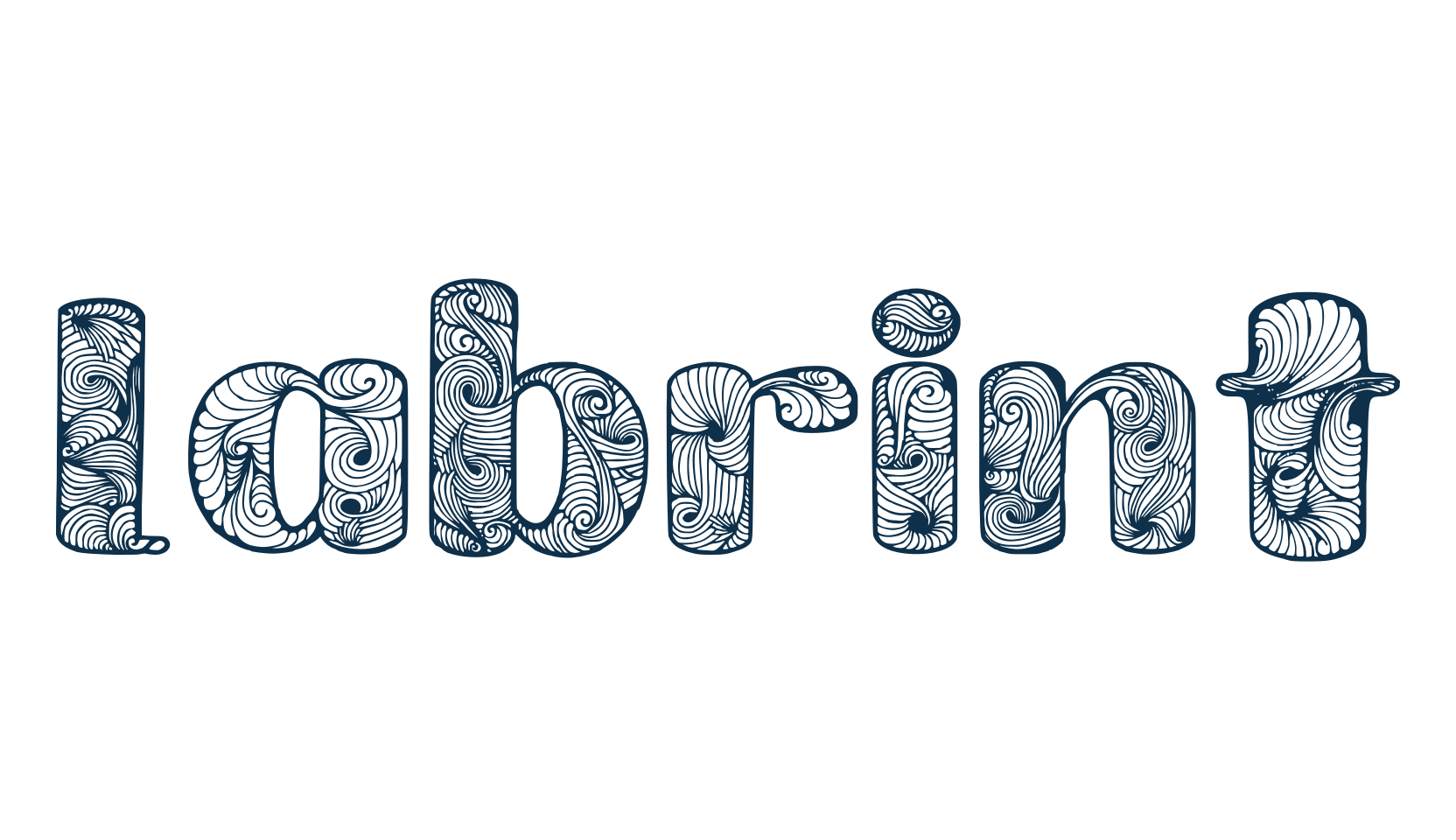 Labrint, decorative font preview
