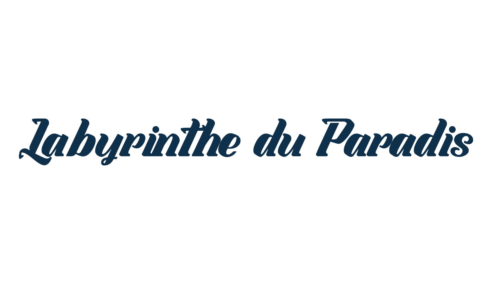 Labyrinthe du Paradis, fancy various decorative font preview
