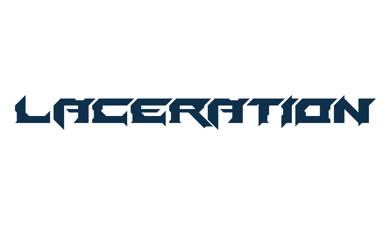 Laceration, modern font preview