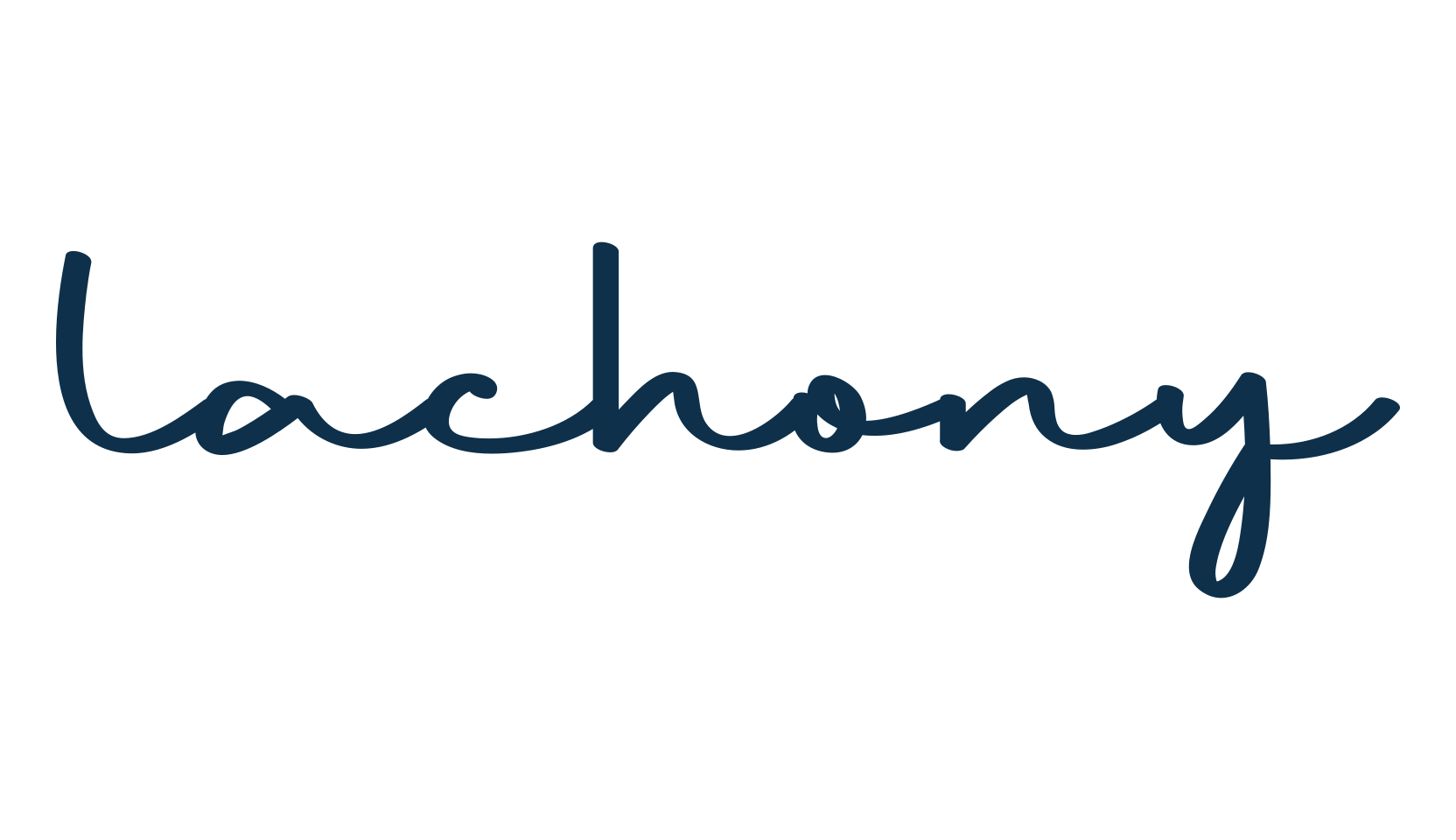 Lachony, handwriting font preview