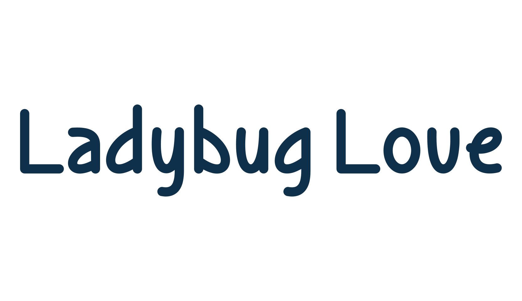 Ladybug Love, script handwritten fancy decorative calligraphy font preview