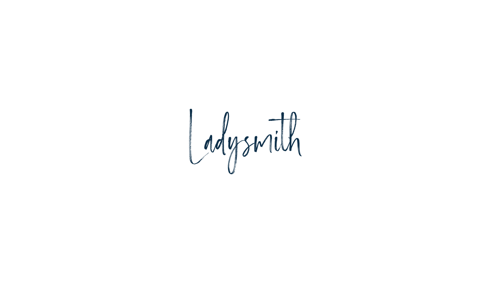Ladysmith, handwriting font preview