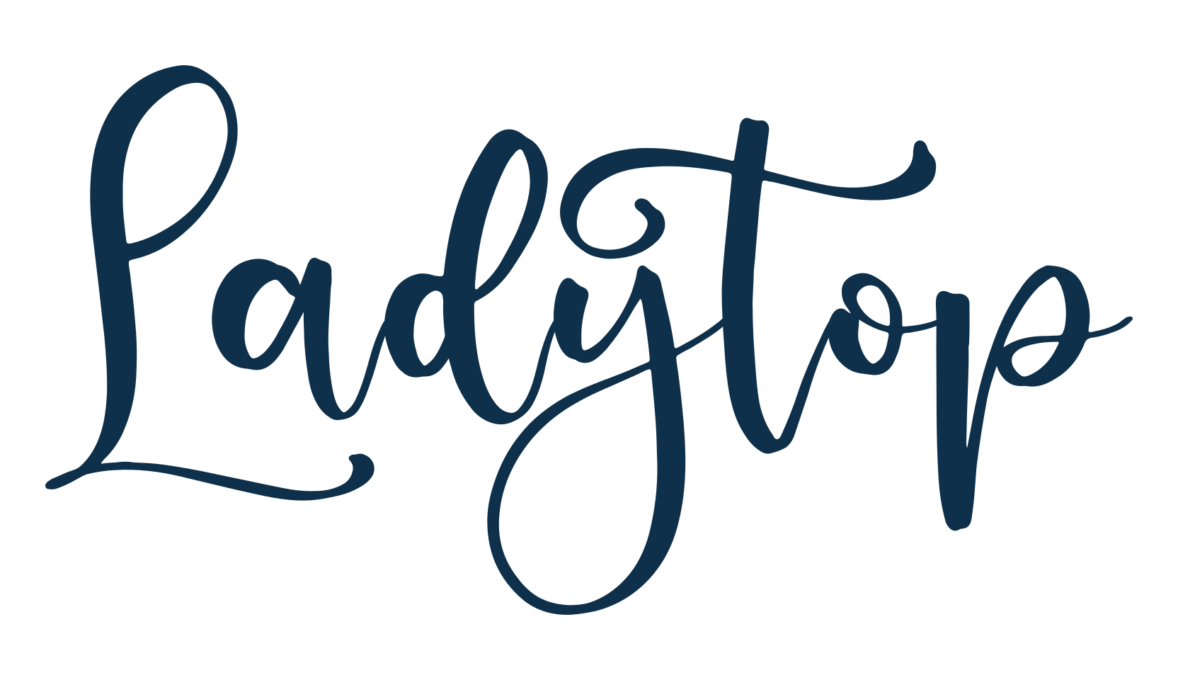 Ladytop, display market font preview