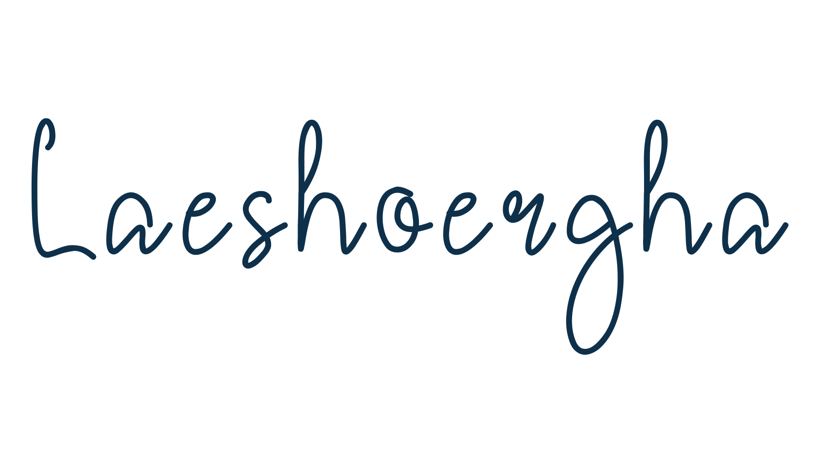 Laeshoergha, display market font preview