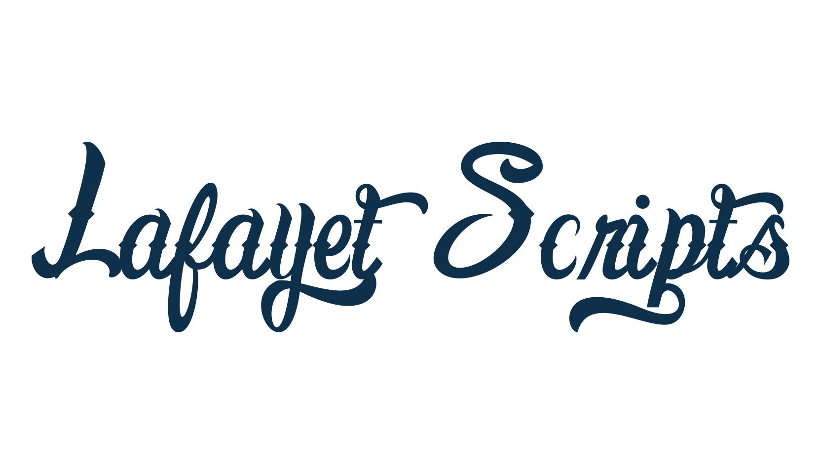 Lafayet Scripts, script calligraphy fancy decorative font preview