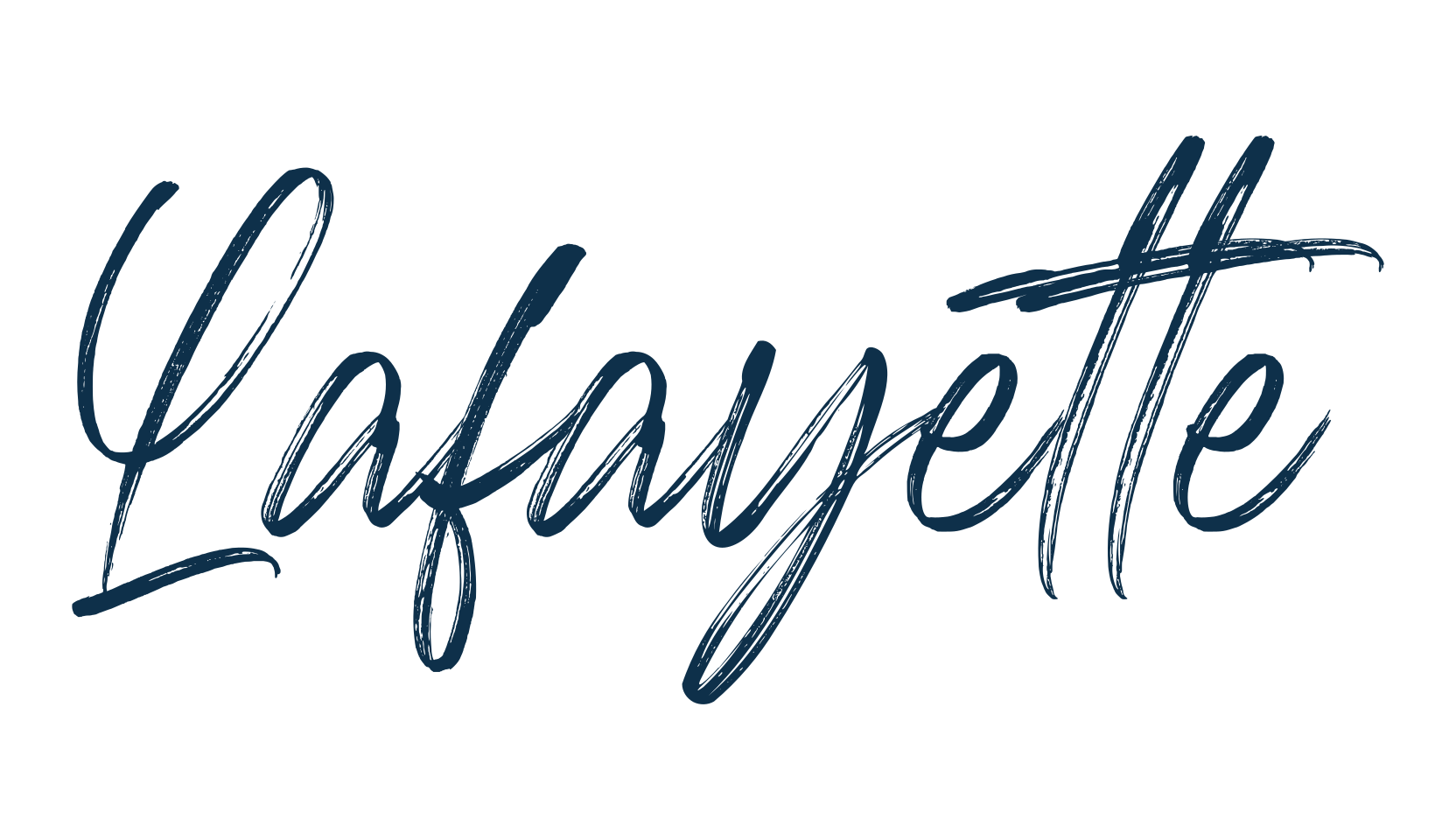Lafayette, brush font preview