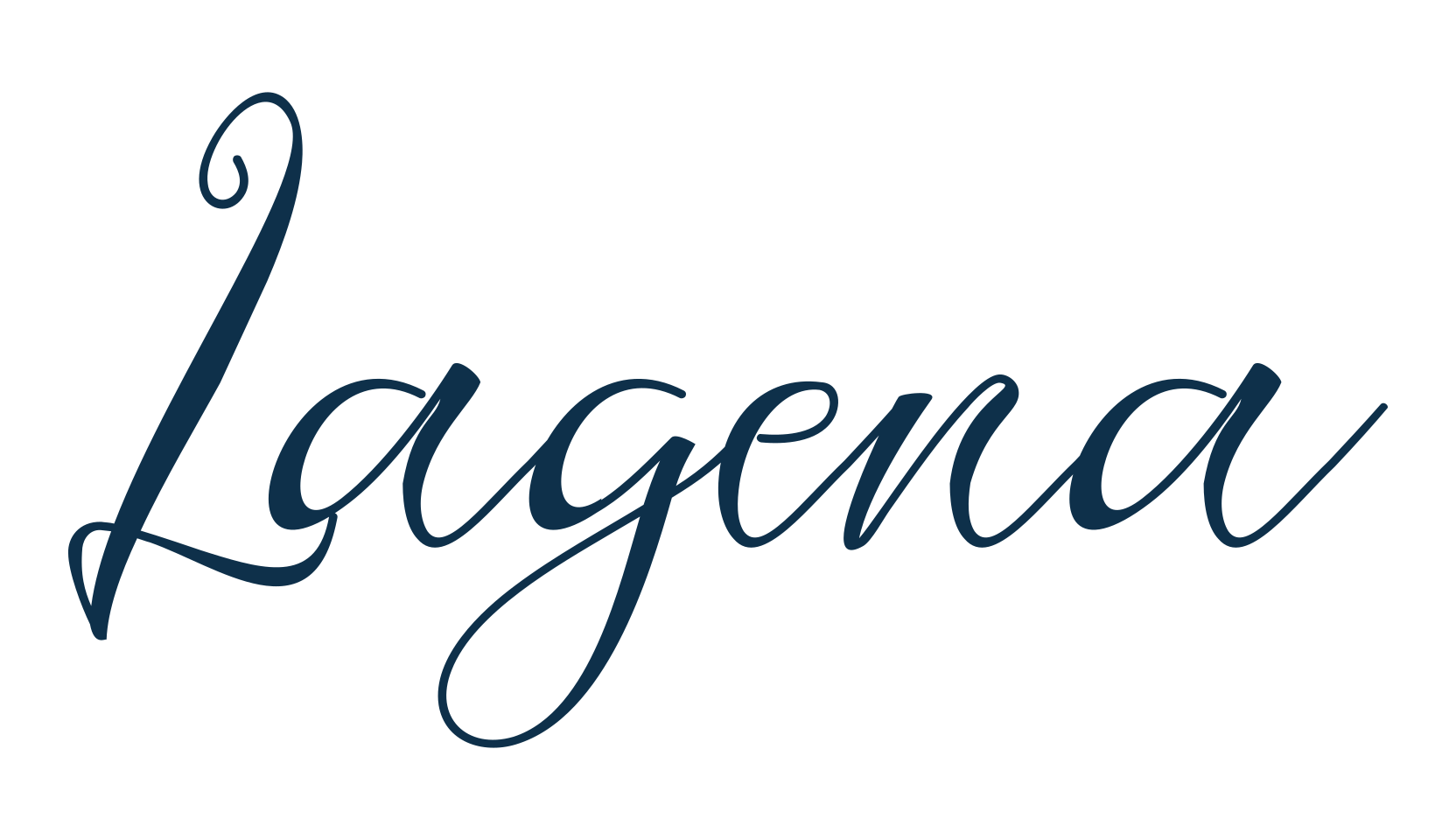 Lagena, calligraphy font preview