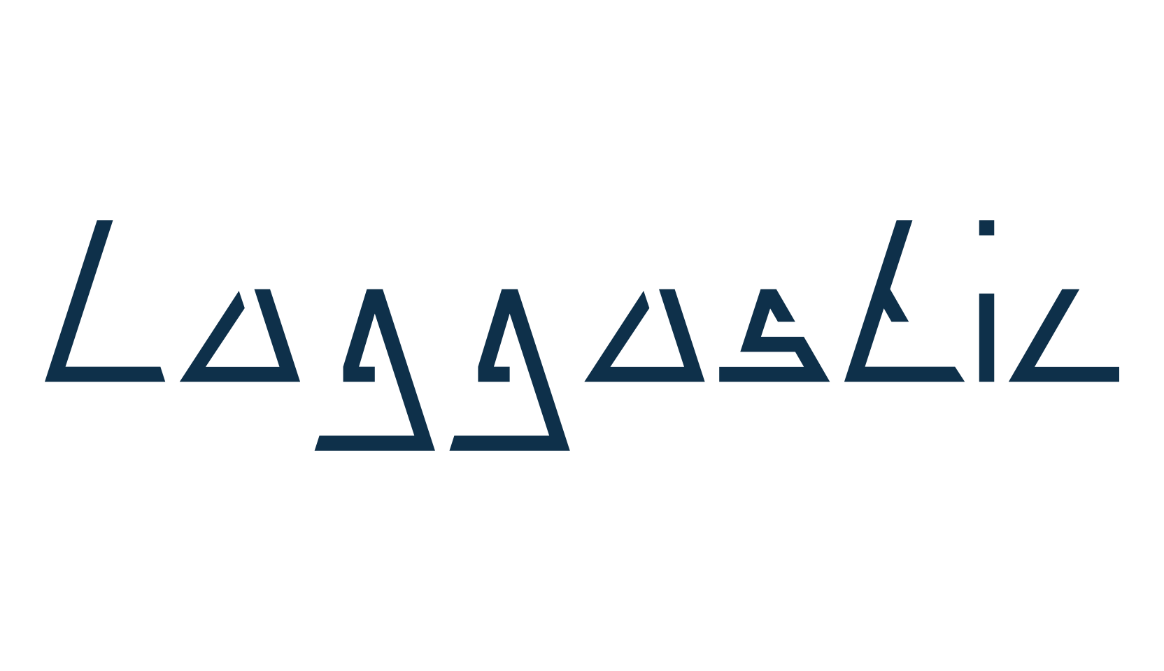 Laggastic, fancy various decorative font preview