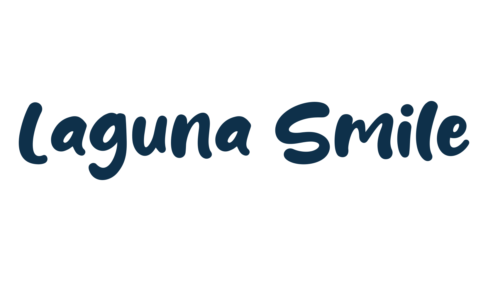 Laguna Smile, cartoon font preview