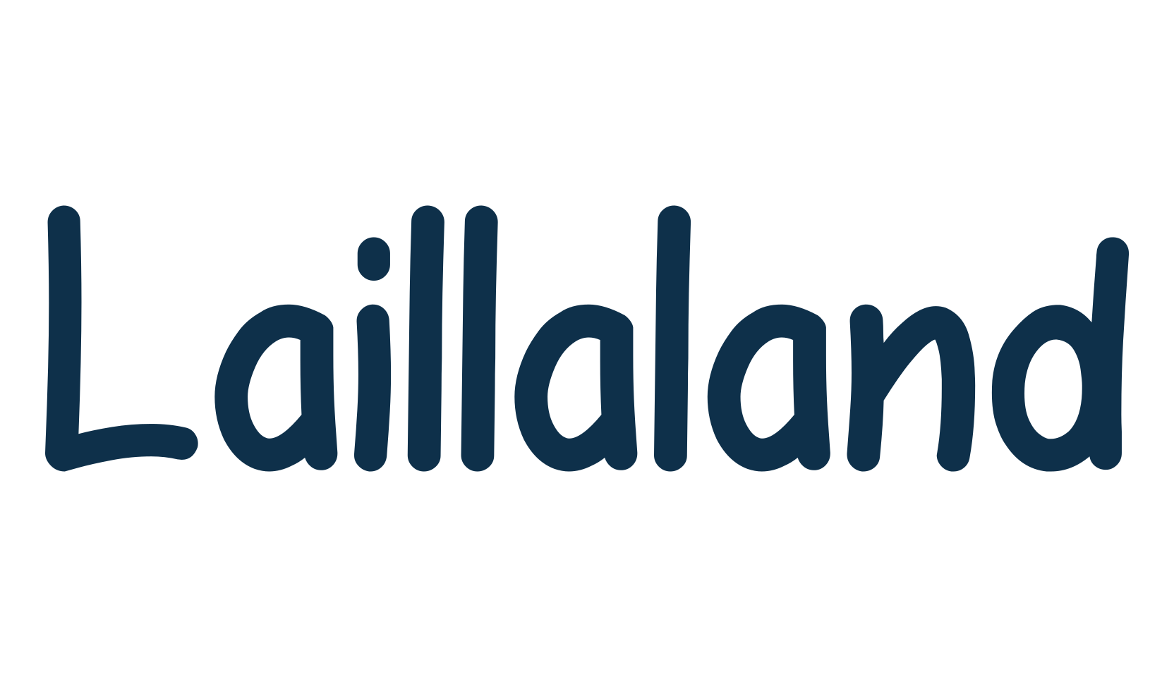 Laillaland, fancy decorative font preview