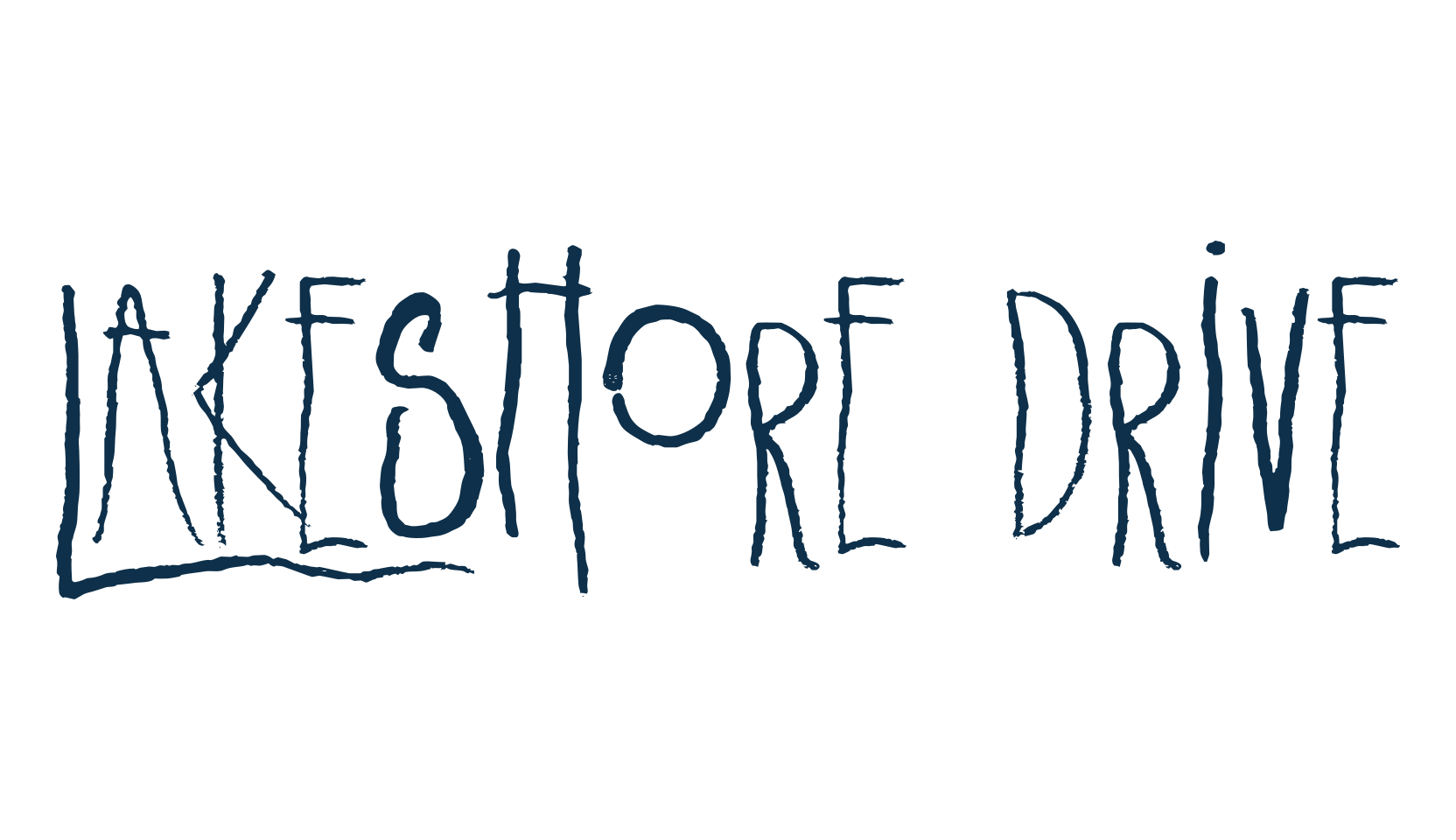 Lakeshore Drive (lakeshore-drive2), holiday halloween fancy decorative horror font preview