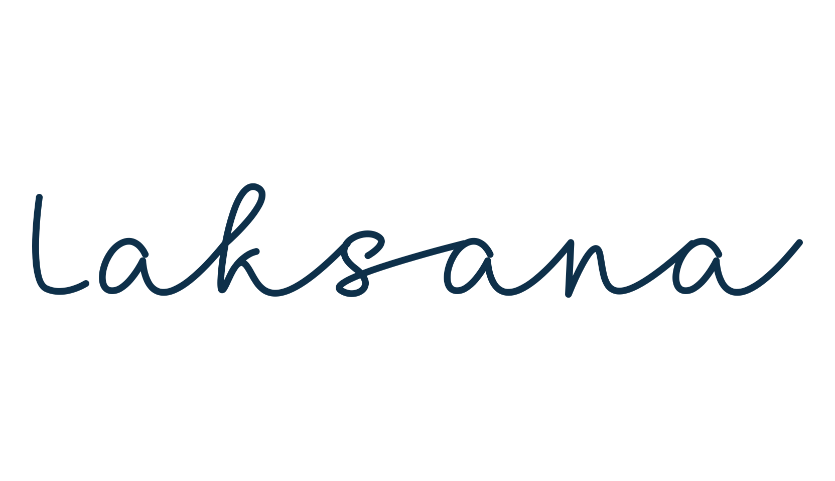 Laksana (laksana-2), handwriting font preview