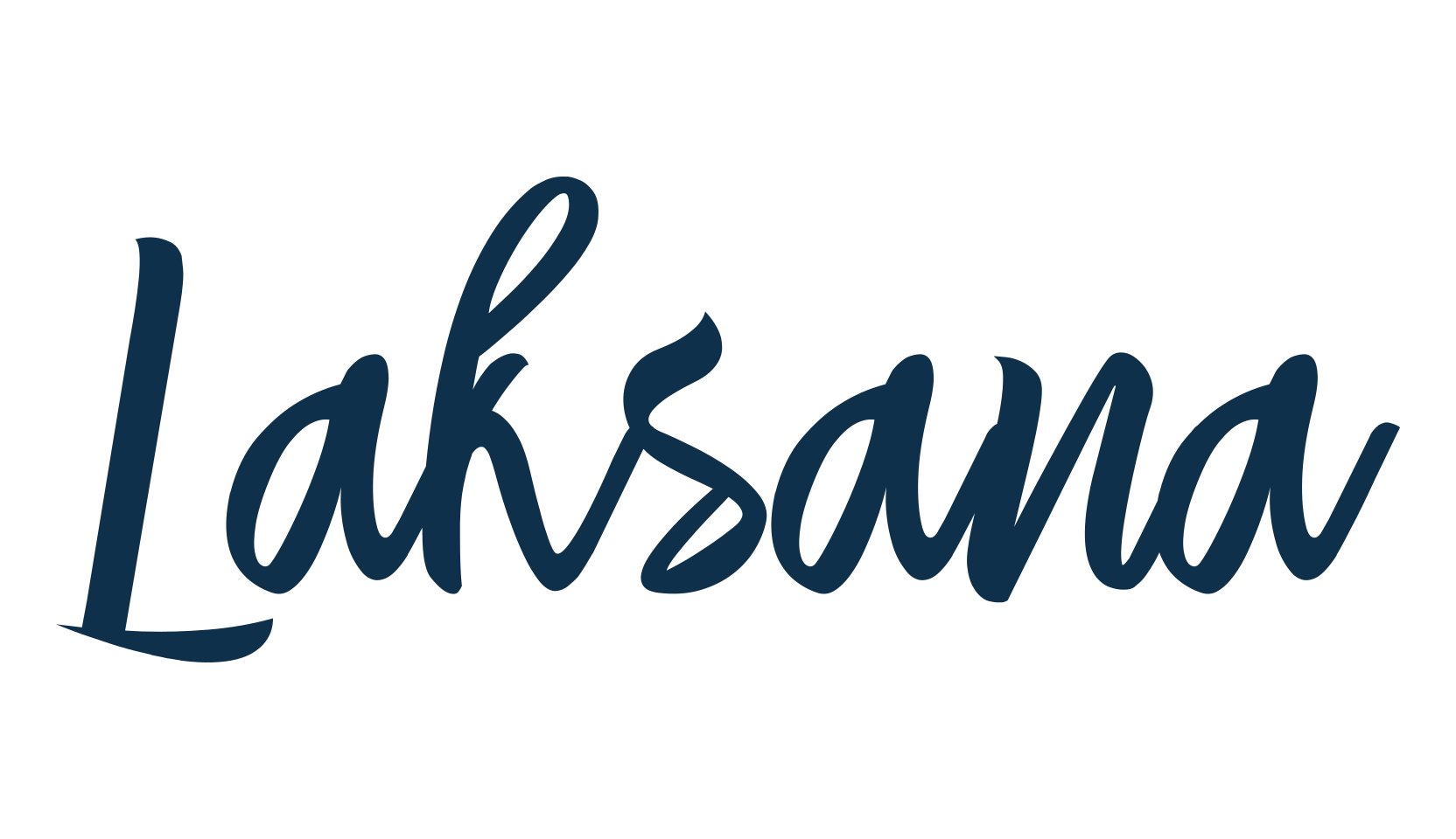 Laksana, script handwritten fancy decorative calligraphy font preview