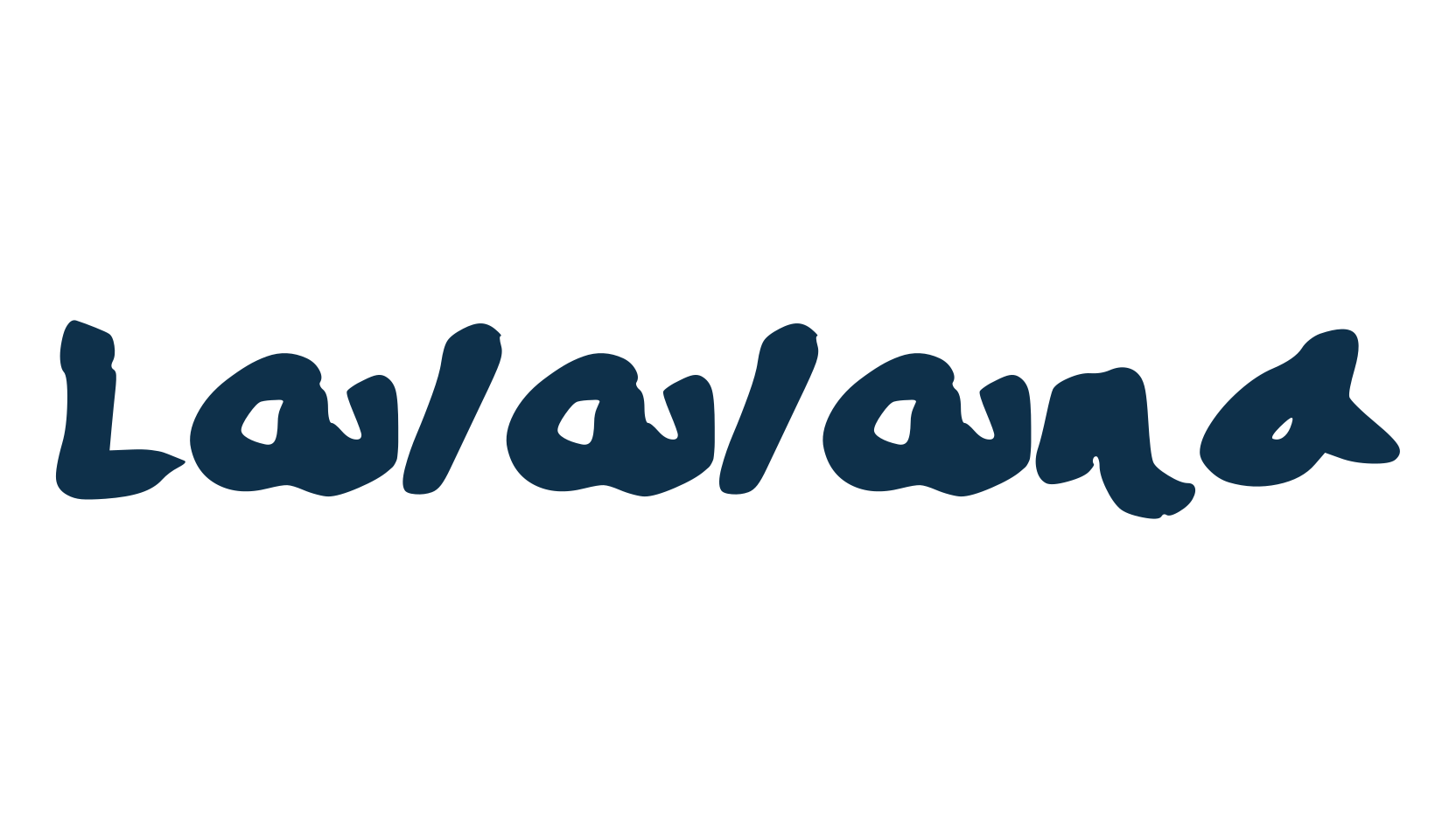 Lalaland, handwriting font preview