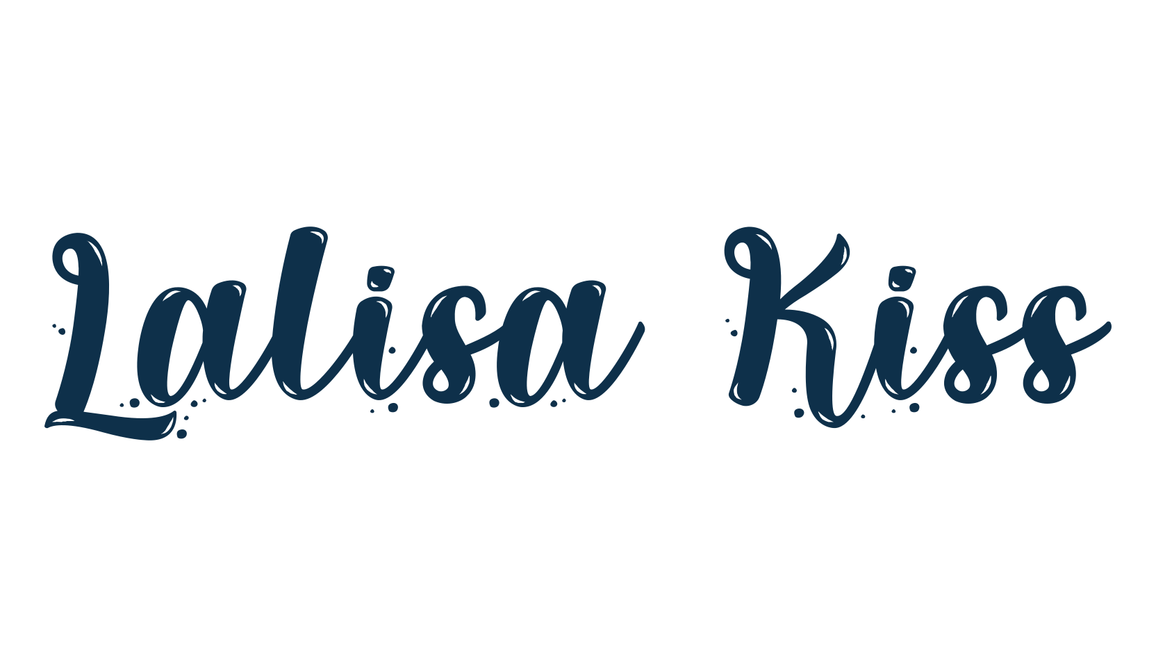 Lalisa Kiss, display market font preview