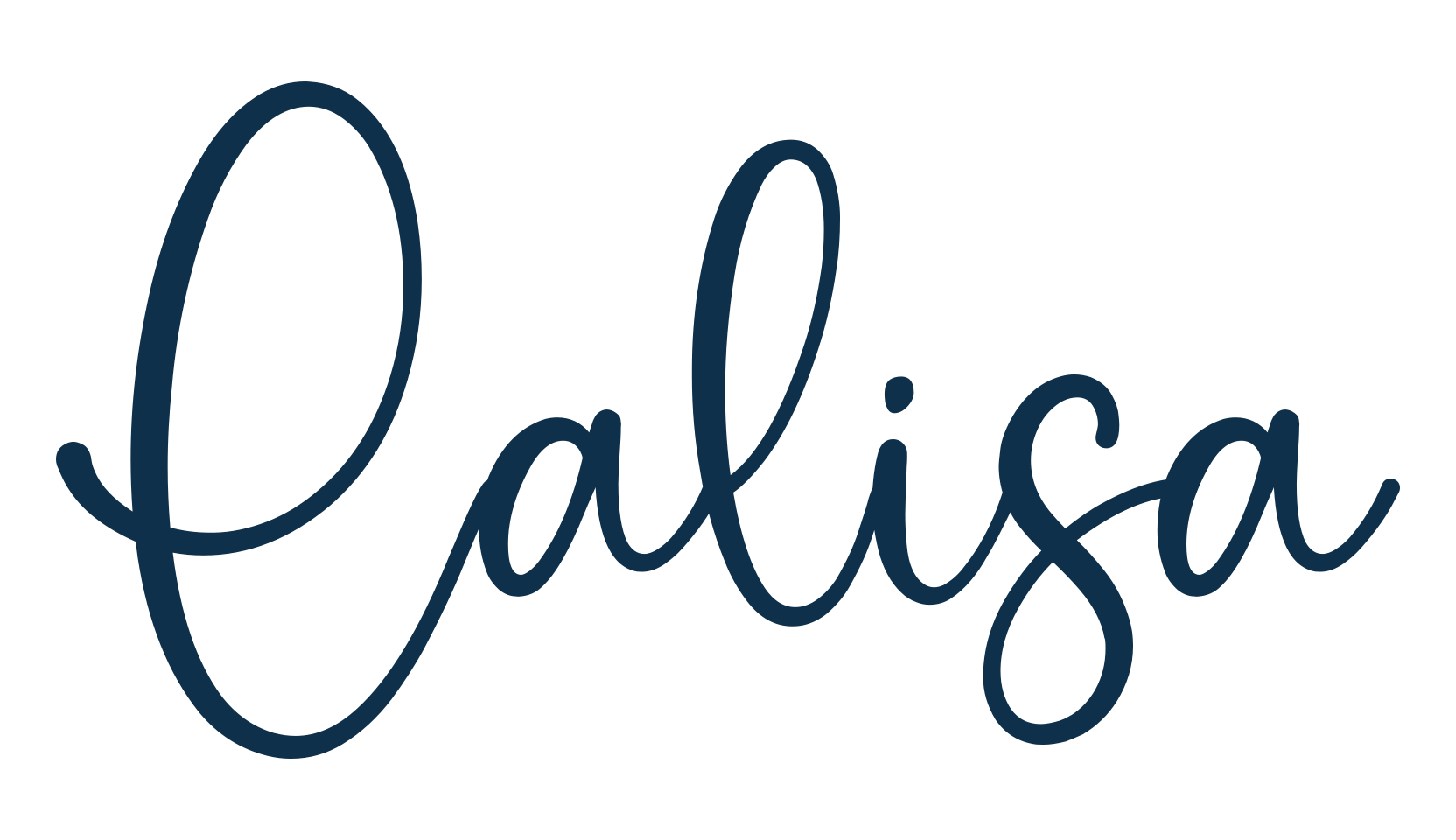 Lalisa, fancy various decorative script calligraphy font preview