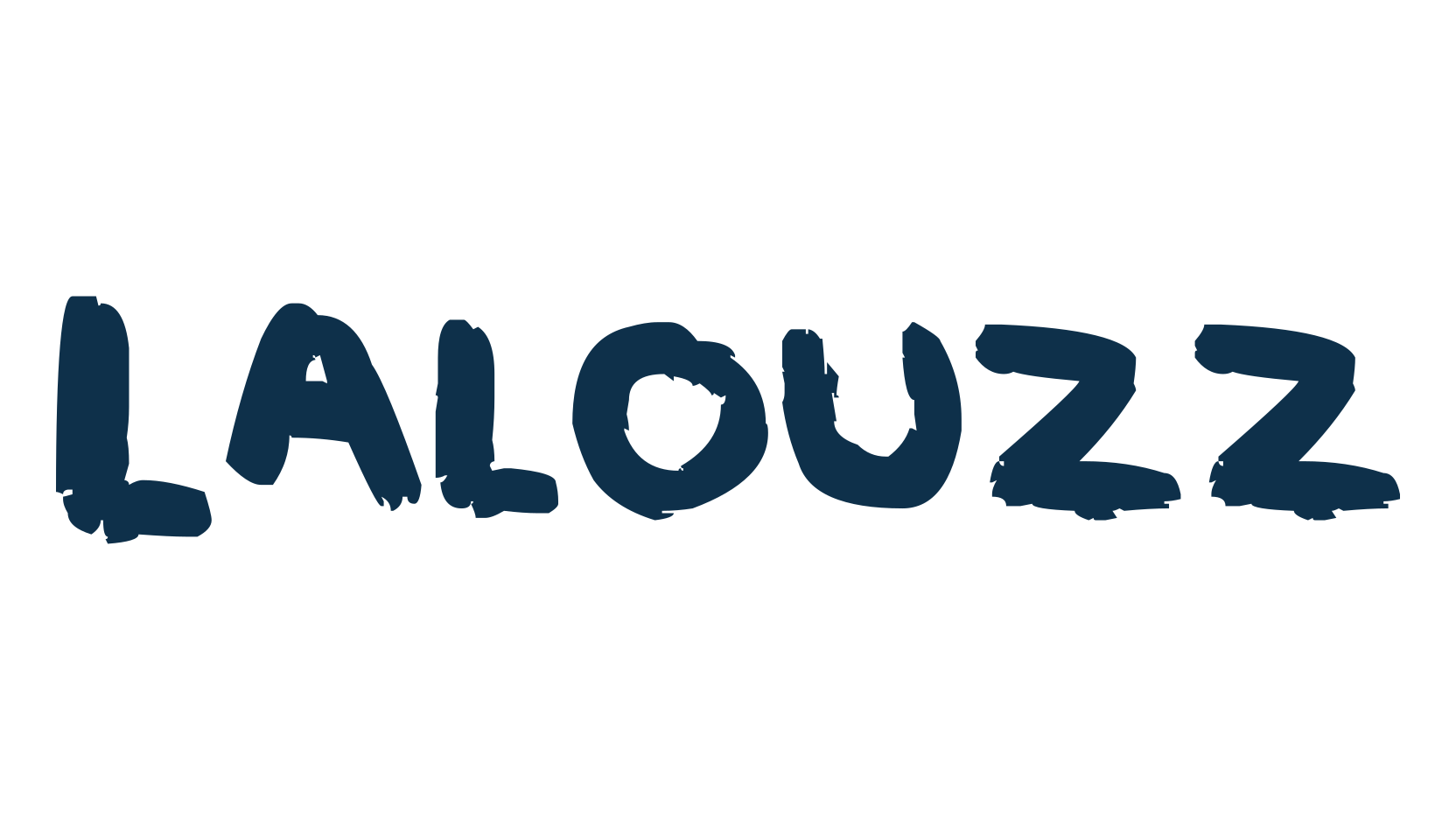 Lalouzz, script brush fancy decorative calligraphy font preview
