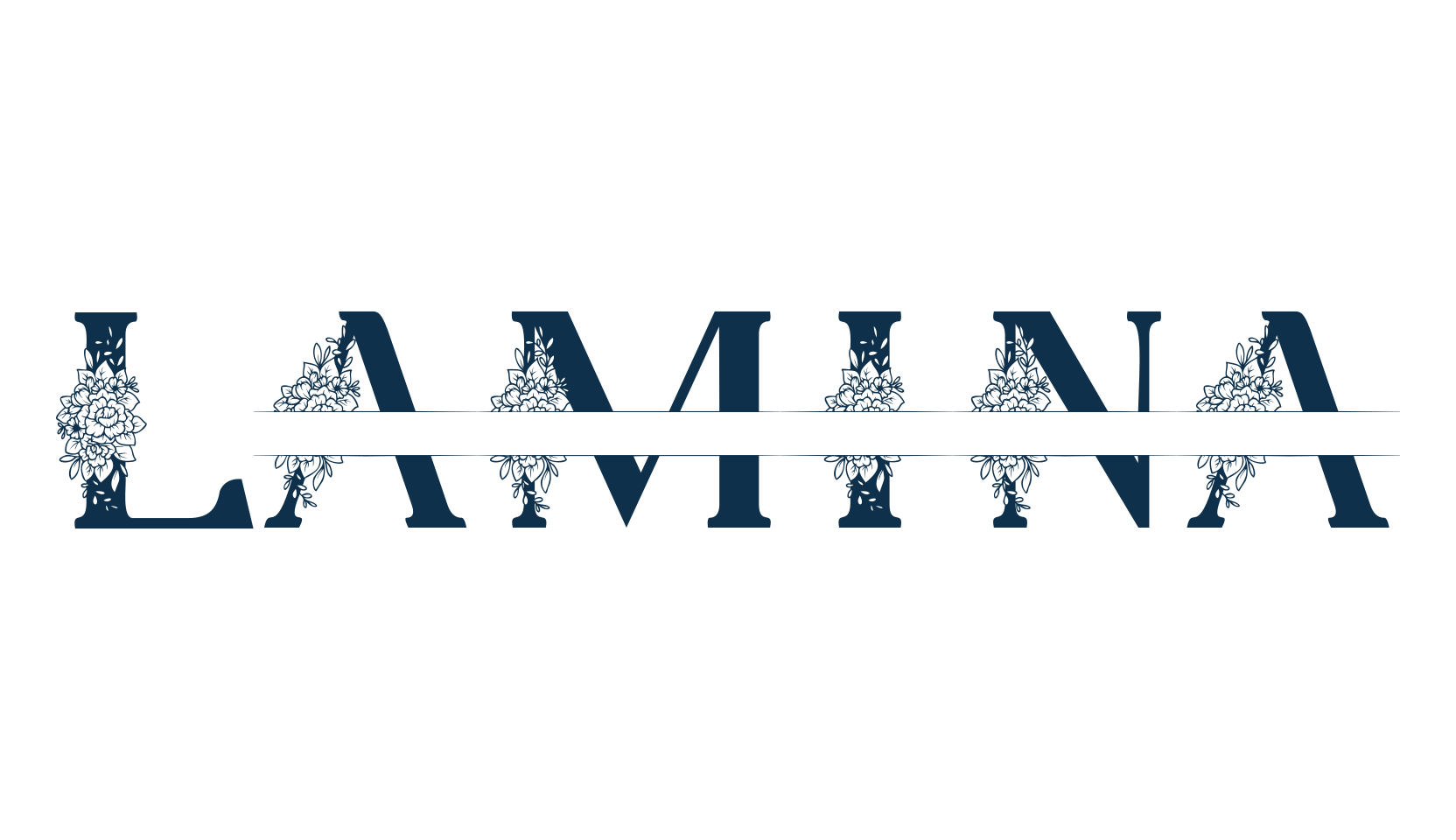 Lamina, decorative font preview