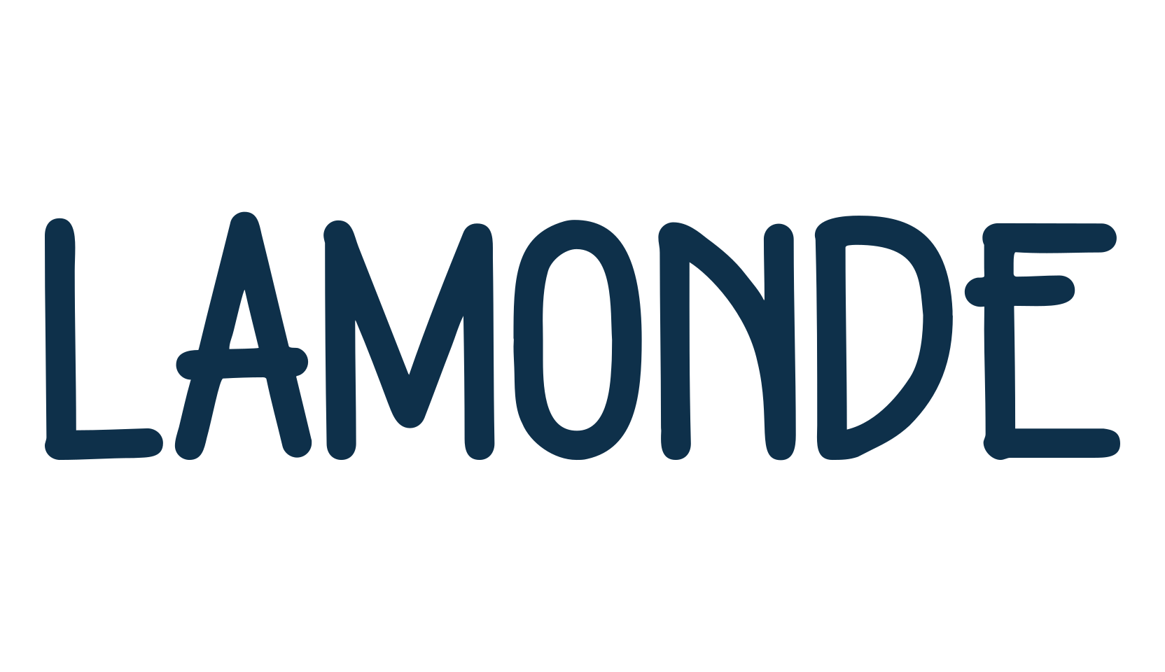 Lamonde, handwriting font preview