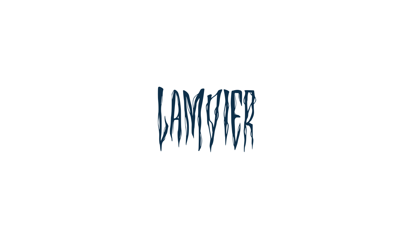 Lamvier, halloween font preview