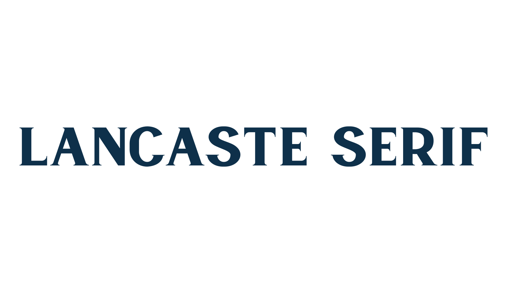 Lancaste Serif, basic serif font preview